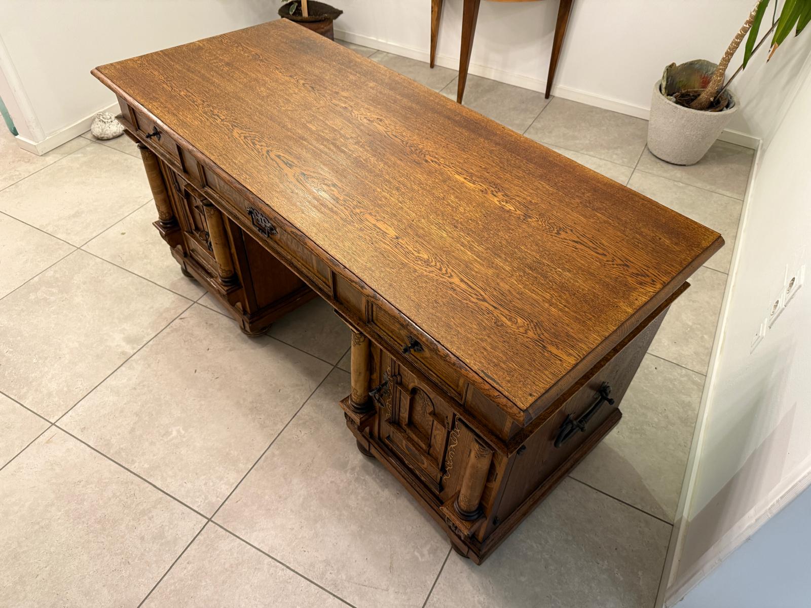 Spätrenaissance Sekretär Schreibtisch Herrenschreibtisch Original Antiquität G2209