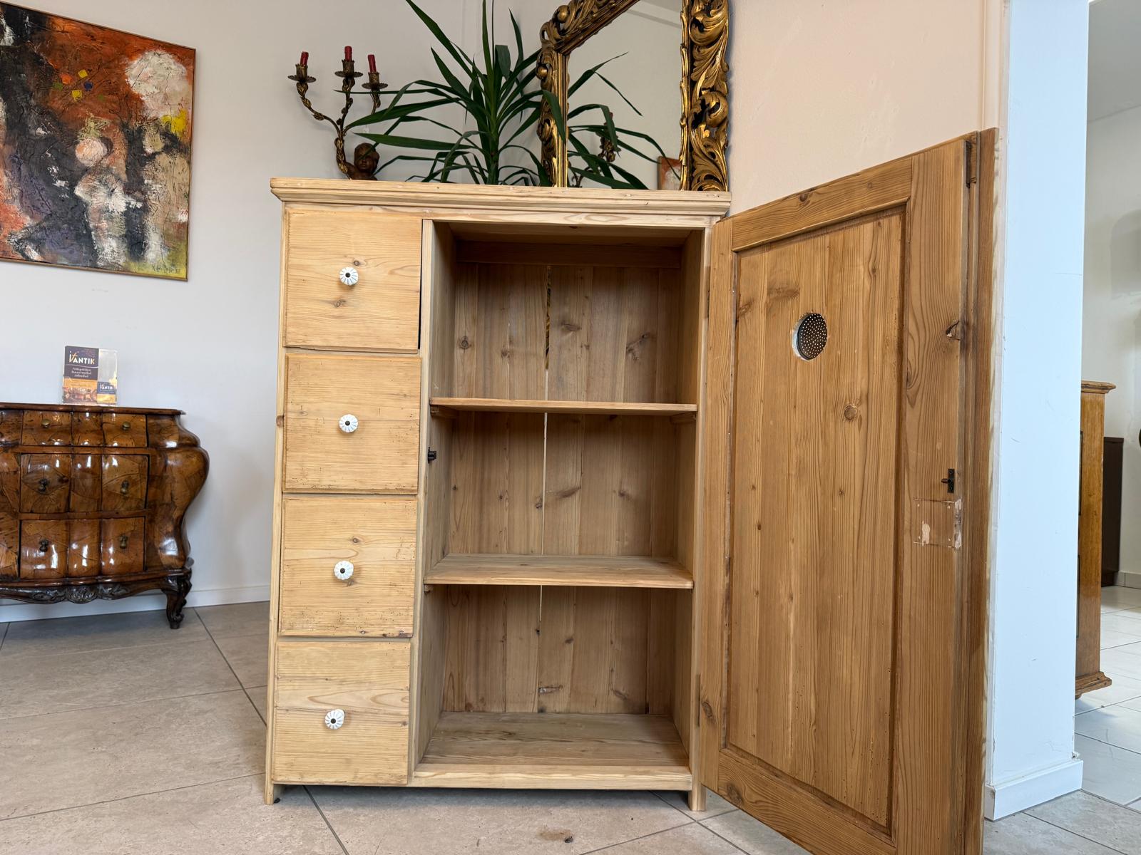 Biedermeier Brotschrank Almerschrank Speiskasten Antik Kastenmöbel D1166