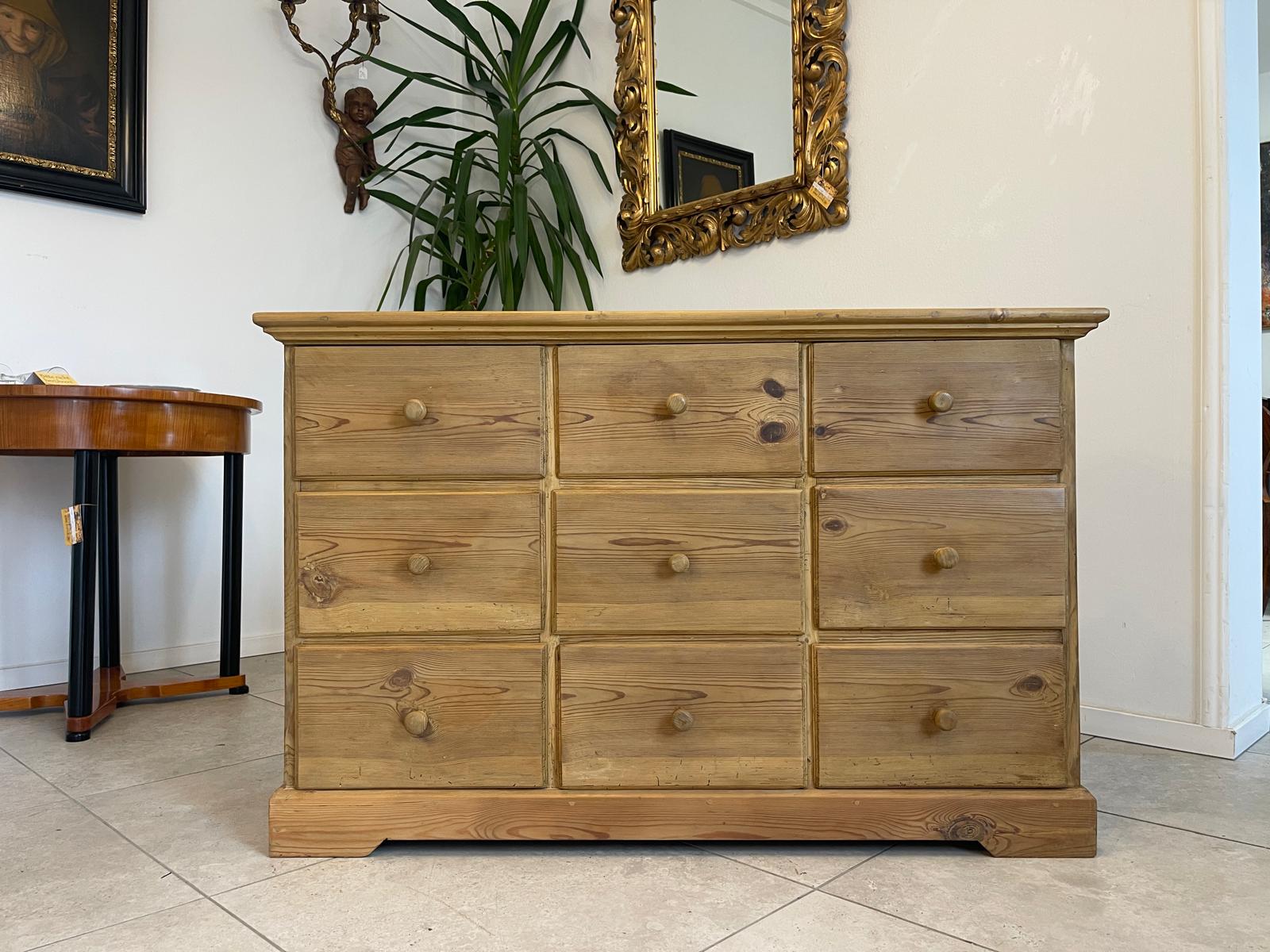 Bäuerliche Kommode 9 Ladenkommode Landhausmöbel Weichholzmöbel G1251