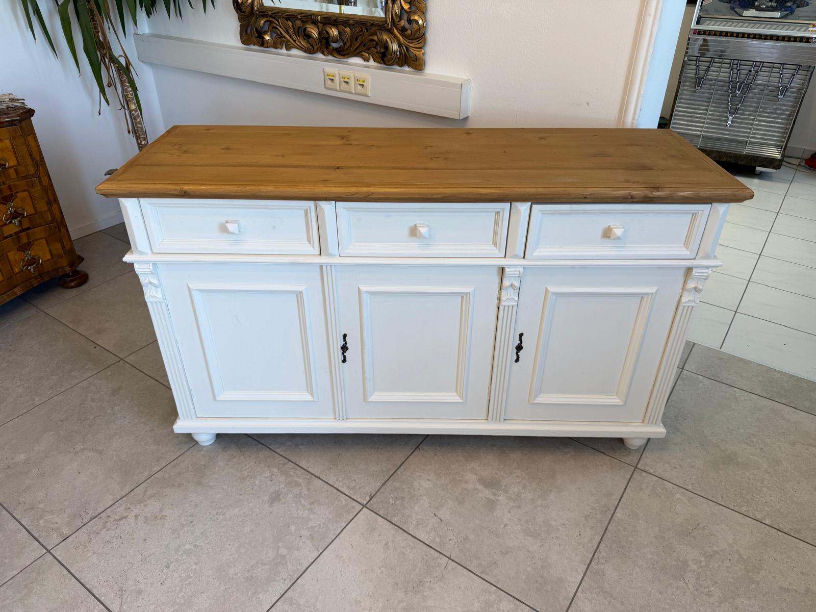 Antike Apothekenschrank 3 Ladenkommode Ladenschrank Chabby Chic D2820