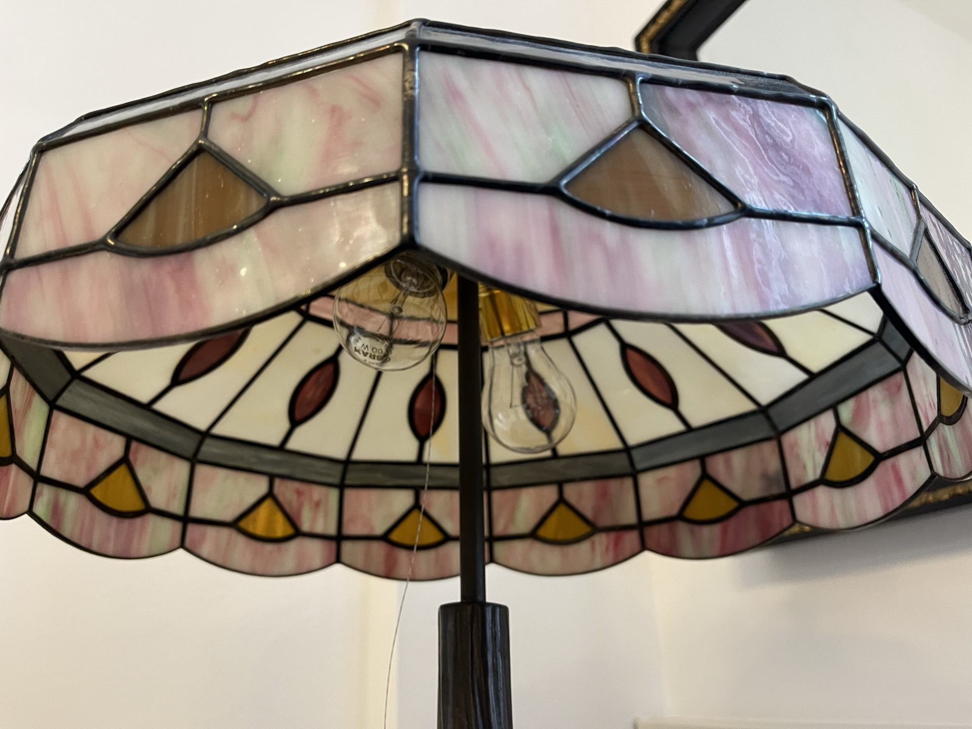tiffany-glaskunst-_163 Echtglas Lampe Tiffany Glaskunst Klaunser kl11
