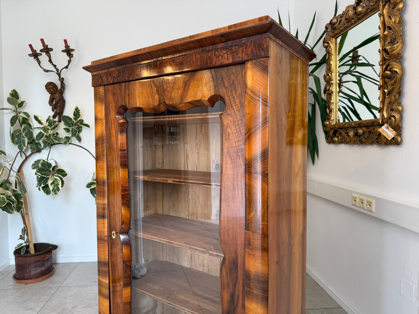 Antiquität Biedermeier Vitrine Bücherschrank Antiquität G2013