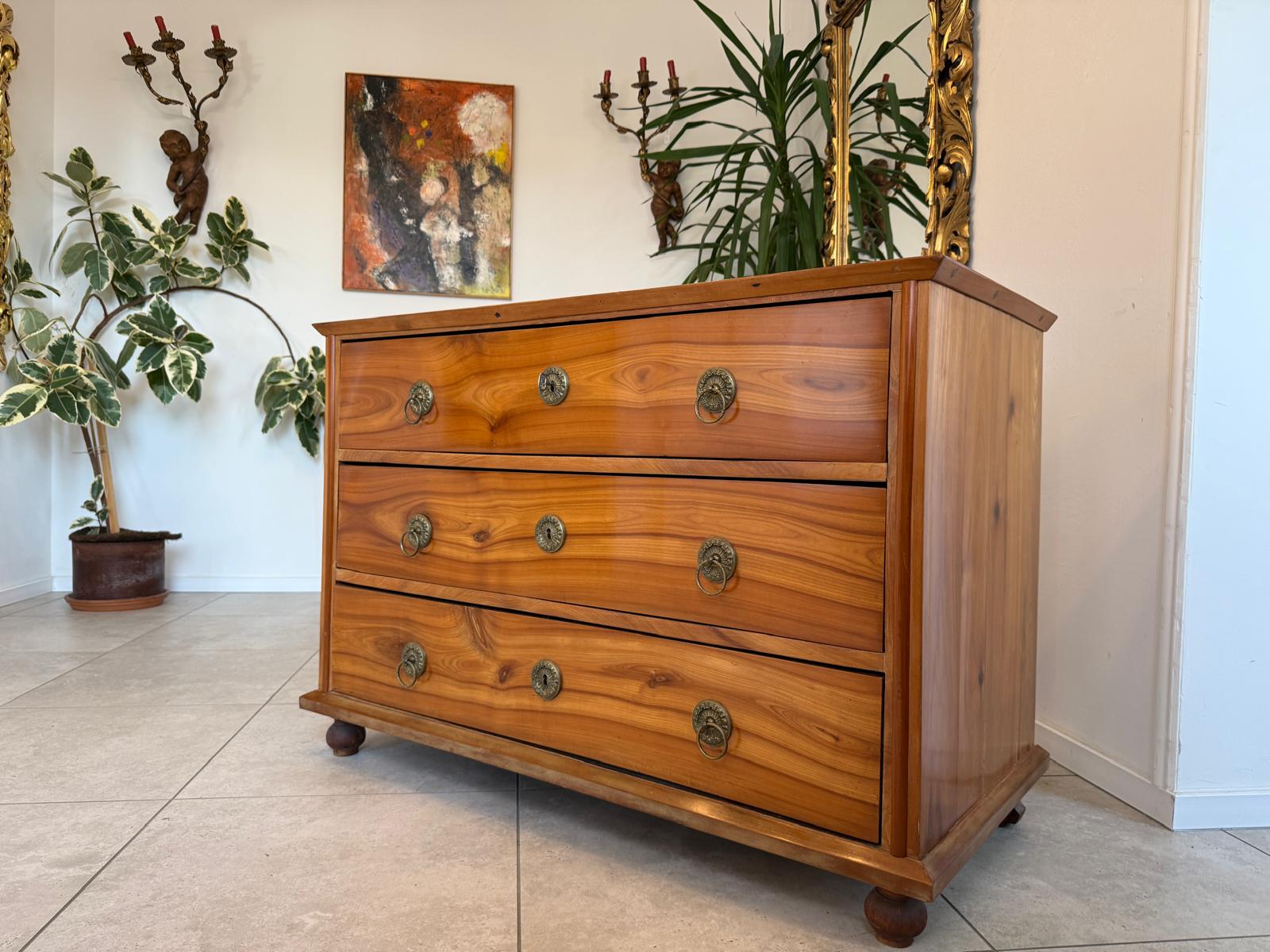 Sale Originale Biedermeier Kommode Kirschholz G2253