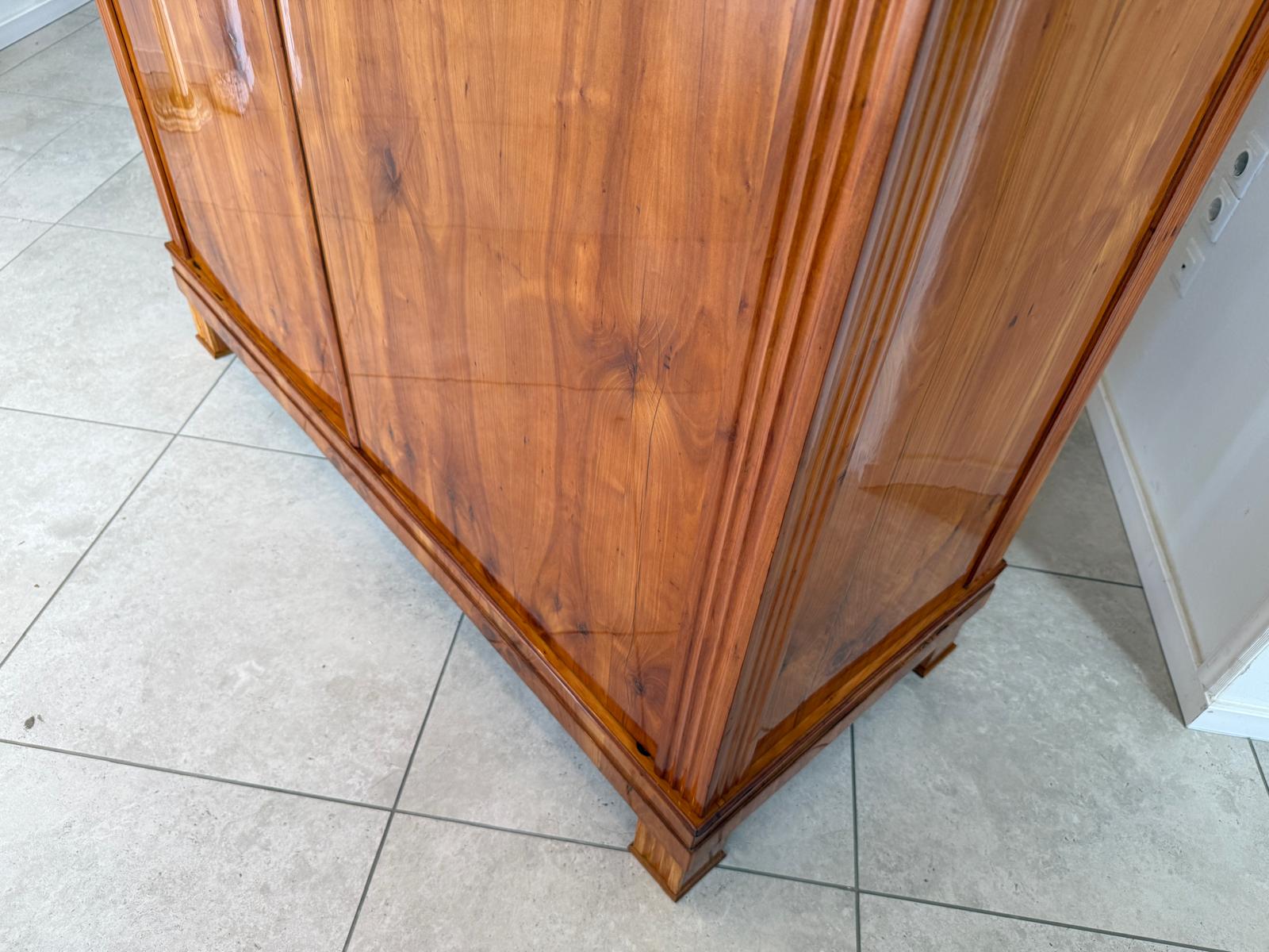 SALE Restaurierter Biedermeier Schrank Kirschholz Hallenschrank Antiquität G1827