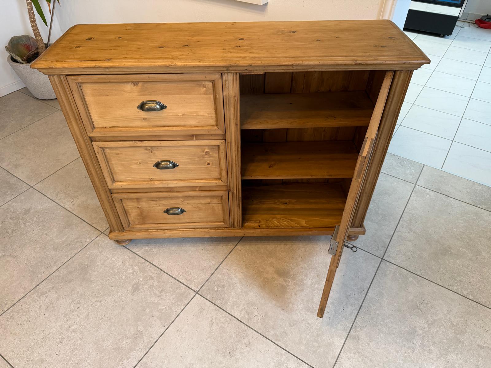 Ladenkommode Bauernmöbel Bauernmöbel Bauernschrank Weichholz D1113