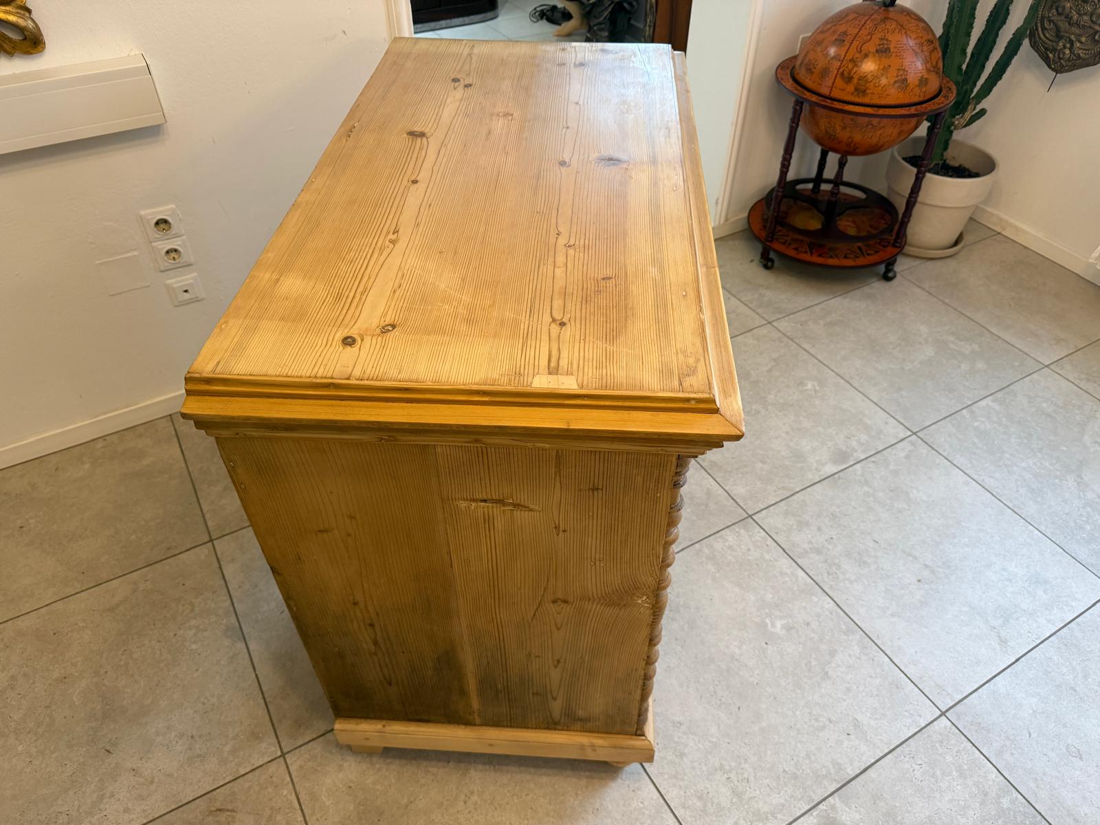 SALE Restaurierte Gründerzeit Kommode Ladenkommode Weichholz D1077