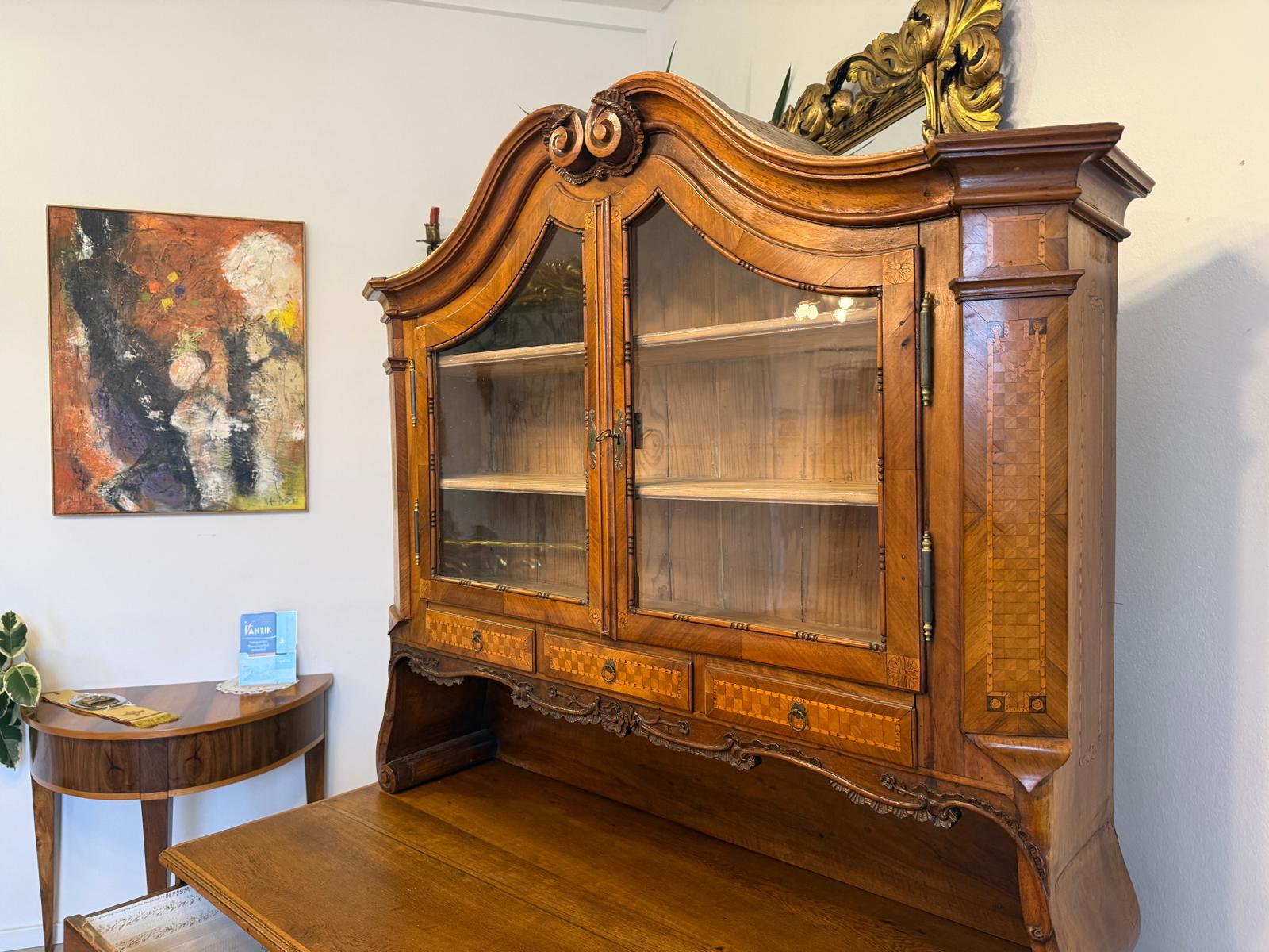 Originaler Josefinischer Aufsatzsekretär Aufsatzkommode Antiquität G2371