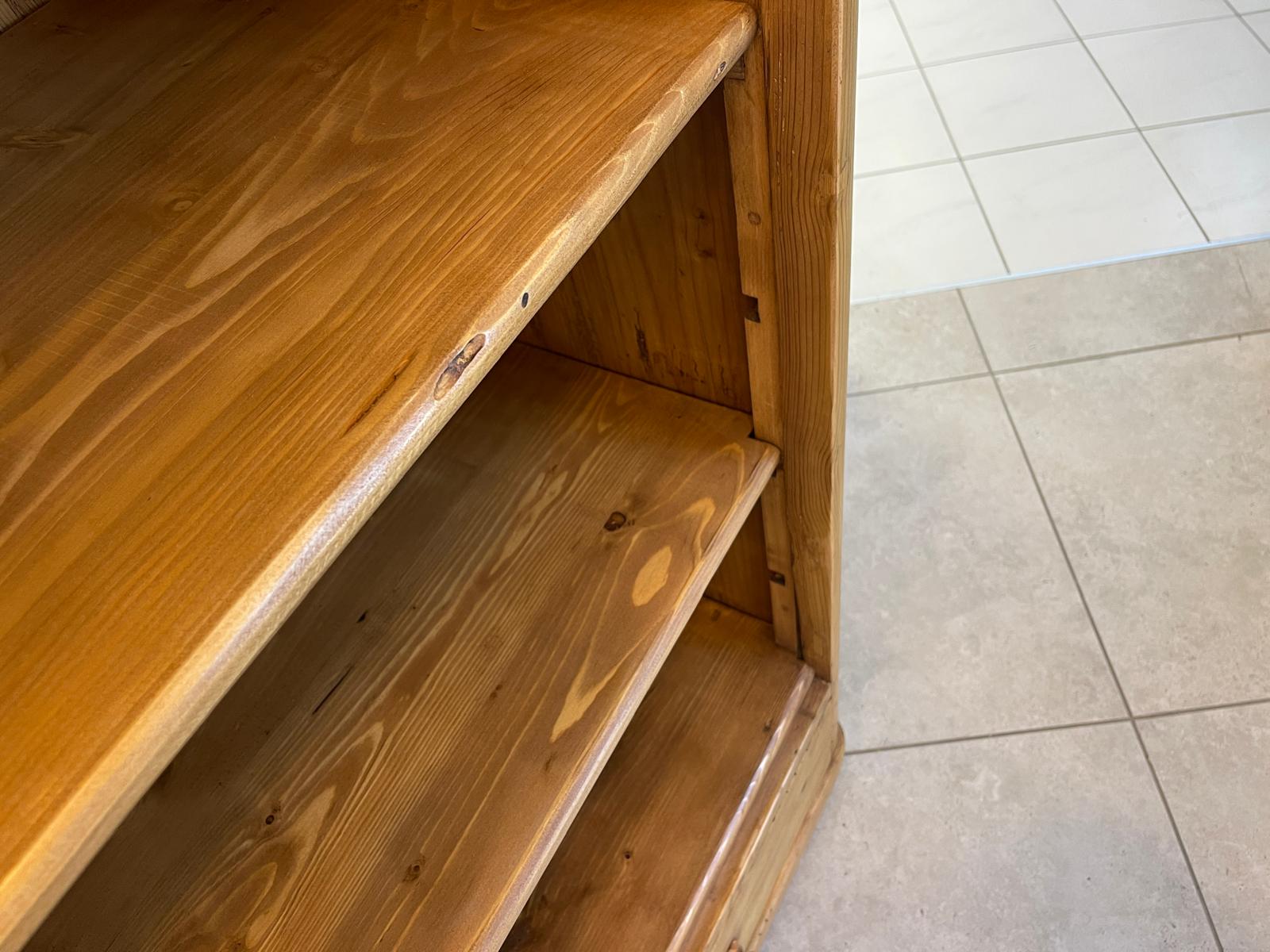Altes Bäuerliche Stellage Regal Bauernmöbel Bauernkasten Bücherkasten G1365