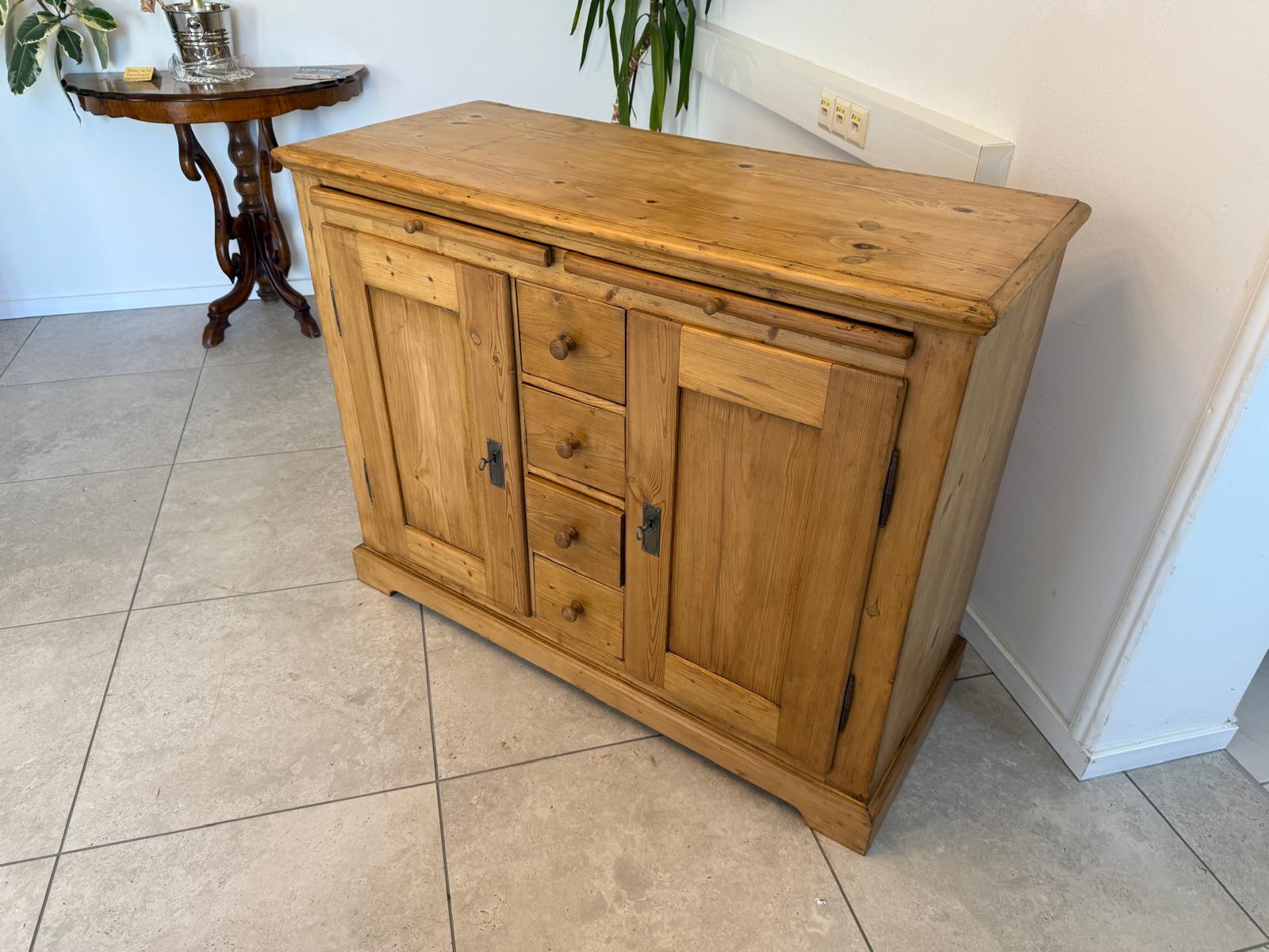 Restaurierte Biedermeier Anrichte Ladenkommode Antiquität G1789