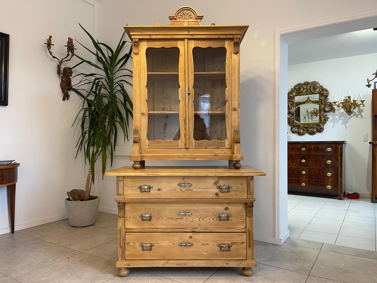 Sale Originale Gründerzeit Küchenkredenz Naturholzschrank Bauernmöbel A5481