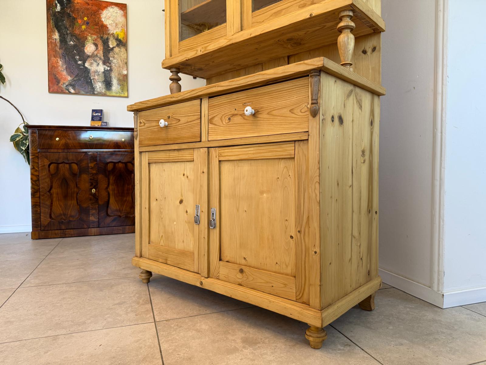 Jugendstil Küchenbuffet Küchenschrank Küchenkredenz Original D2407