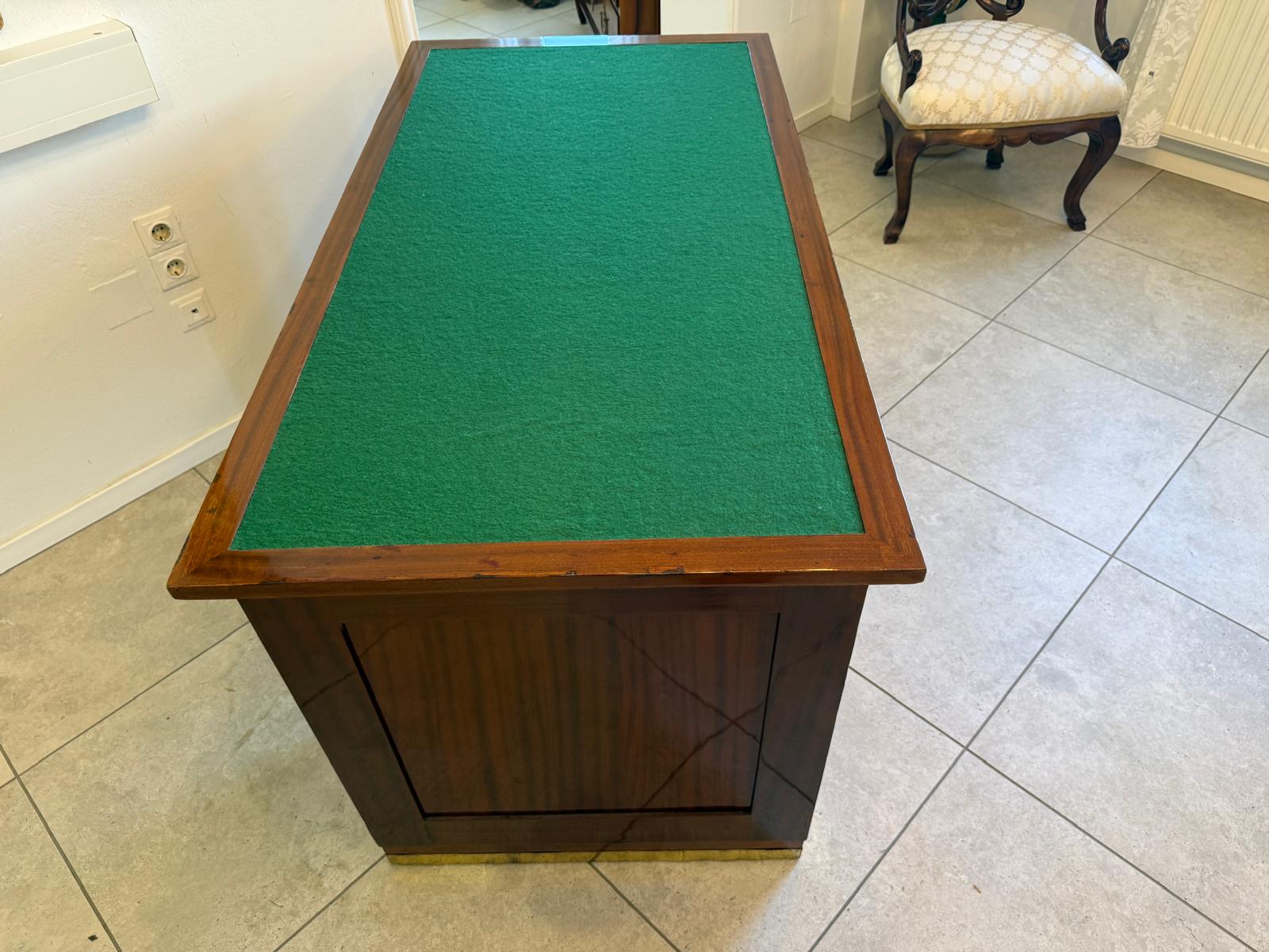 Originaler Jugendstil Schreibtisch Sekretär Freisteher Antiquität D1216