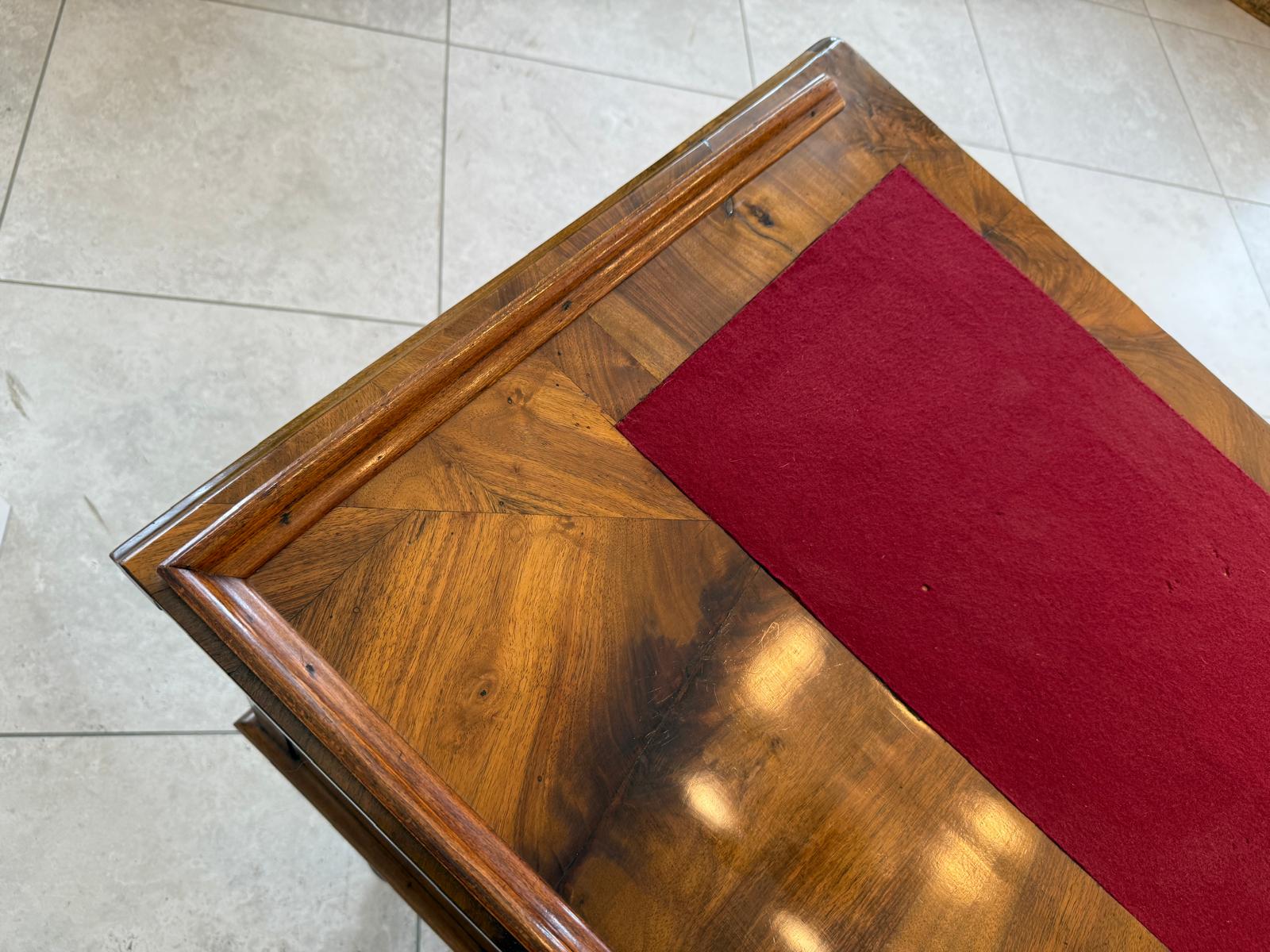 Sale Originaler Gründerzeit Schreibtisch Sekretär Nussholz G1857-1