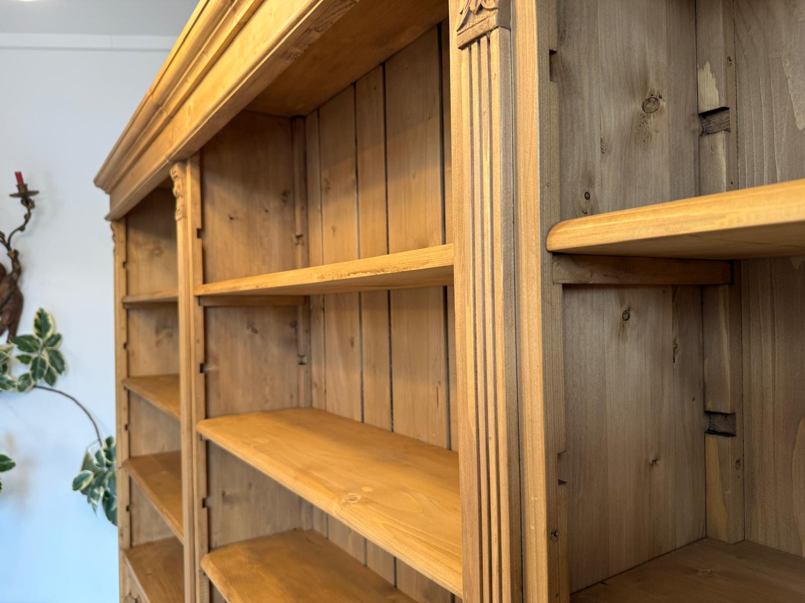 Grosses Bücherregal Stellage Bücherschrank Bauernkasten Bücherwand G1799