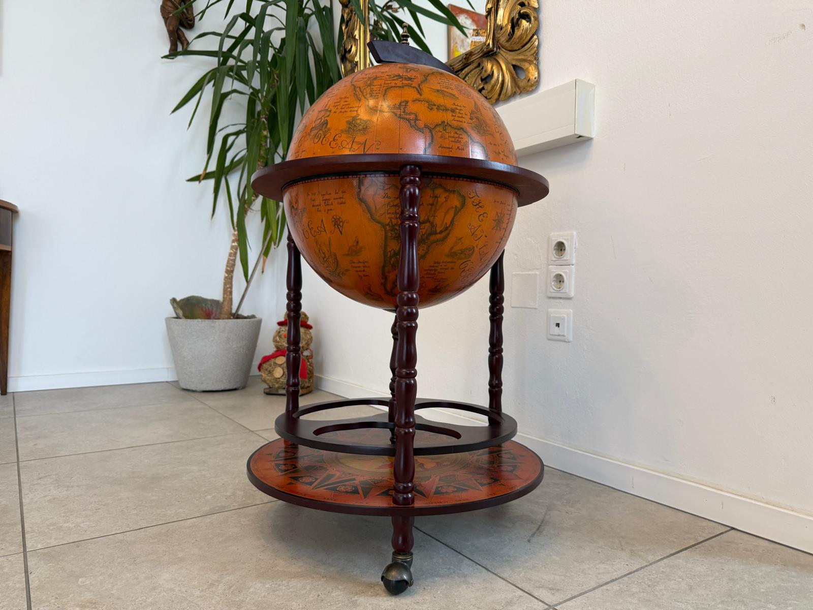  Barschrank Globusbar Barwagen Stilmöbel Dekobar D1001