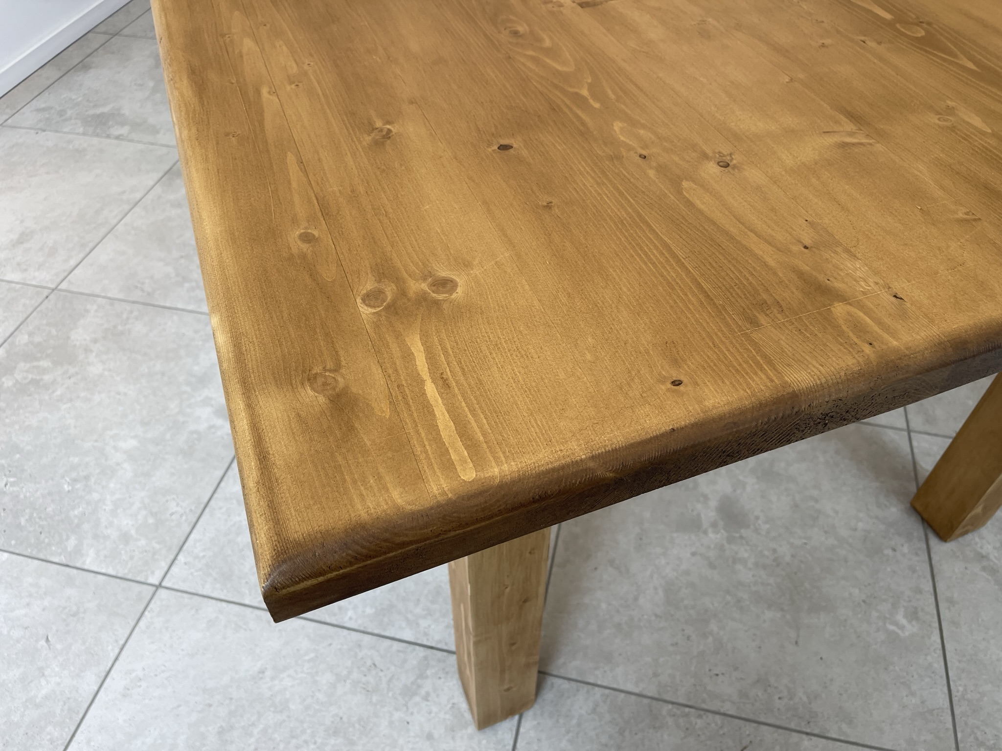 Biedermeier-Schrank-26 Massiver Bauerntisch Massivholztisch Hüttentisch B1478