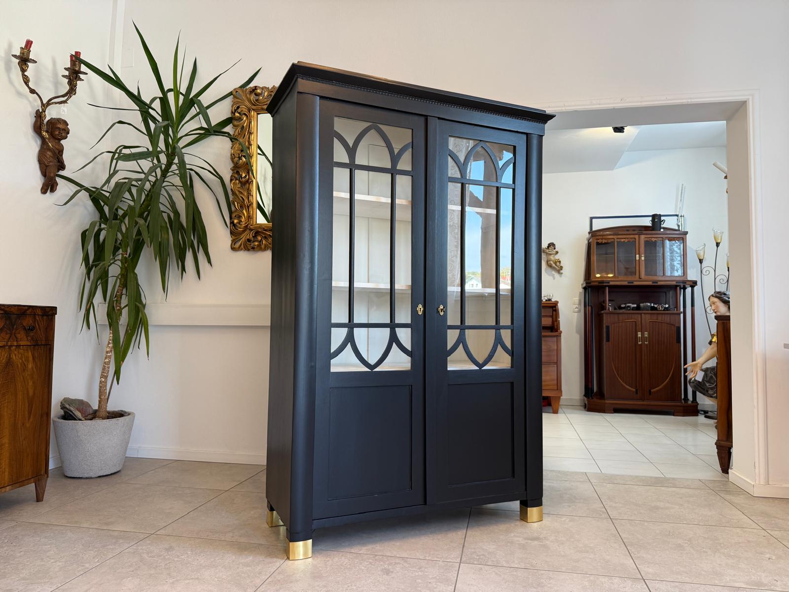 Sale Jugendstil Vitrine / Bücherschrank/ Antiquität / Originalstück G1971