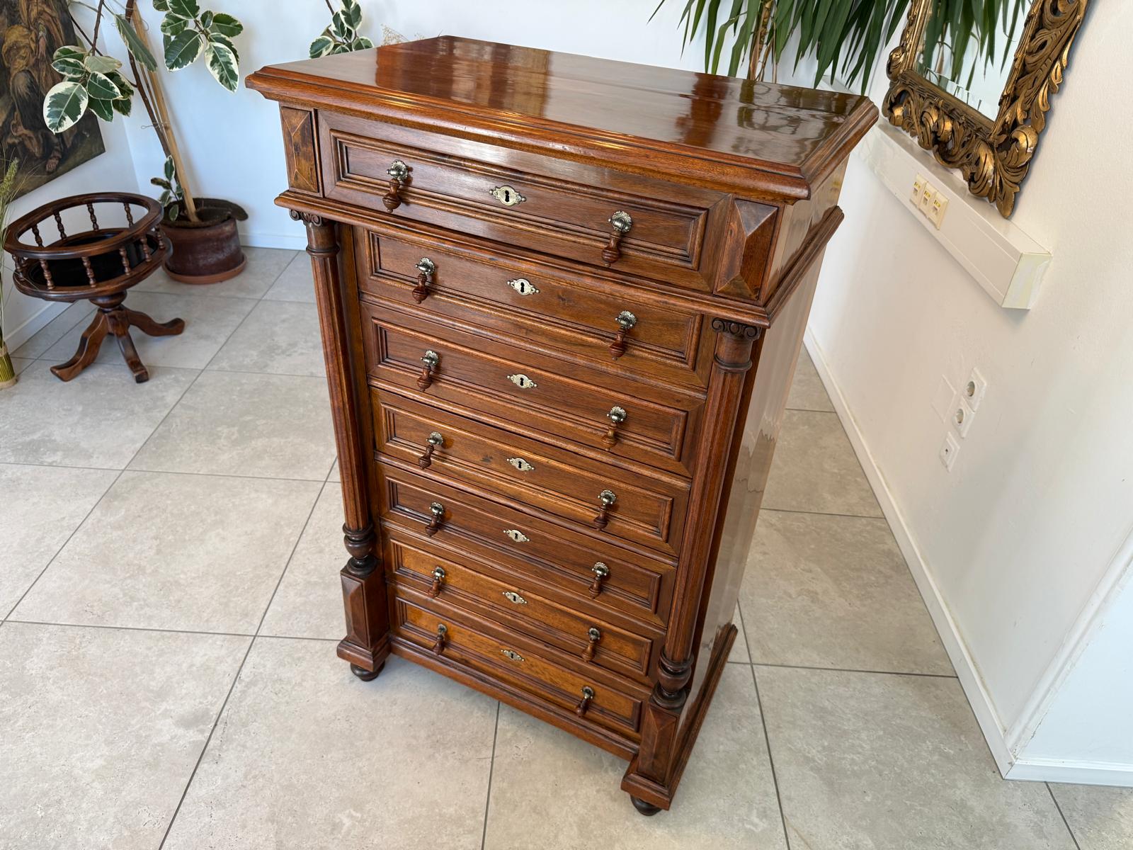 Restaurierte Gründerzeit 7 Ladenkommode Ladenkommode UnikatD2926