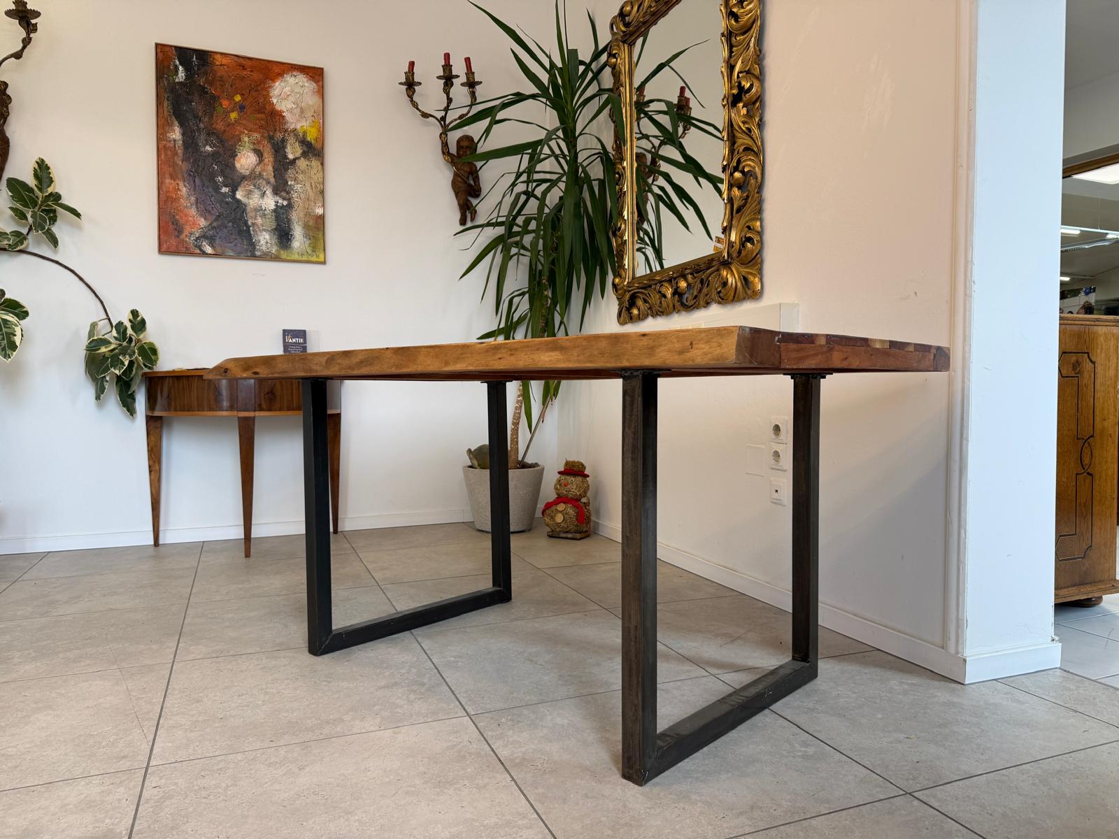 Massiver Esszimmertisch Hartholztisch Fichte Esstisch Modern D1033