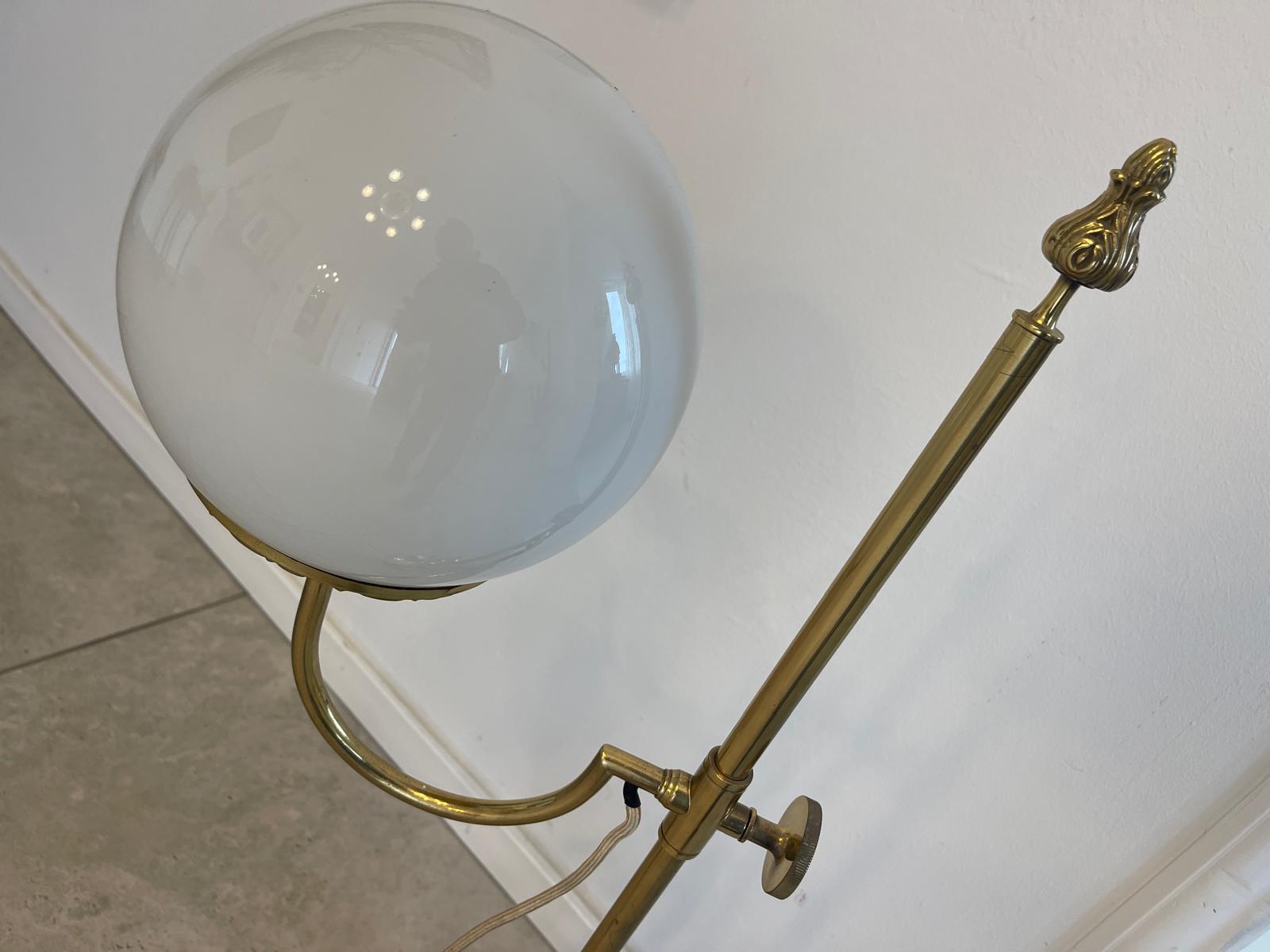 Leseleuchte Lampe Messinglampe Jugendstil Leuchte G1343