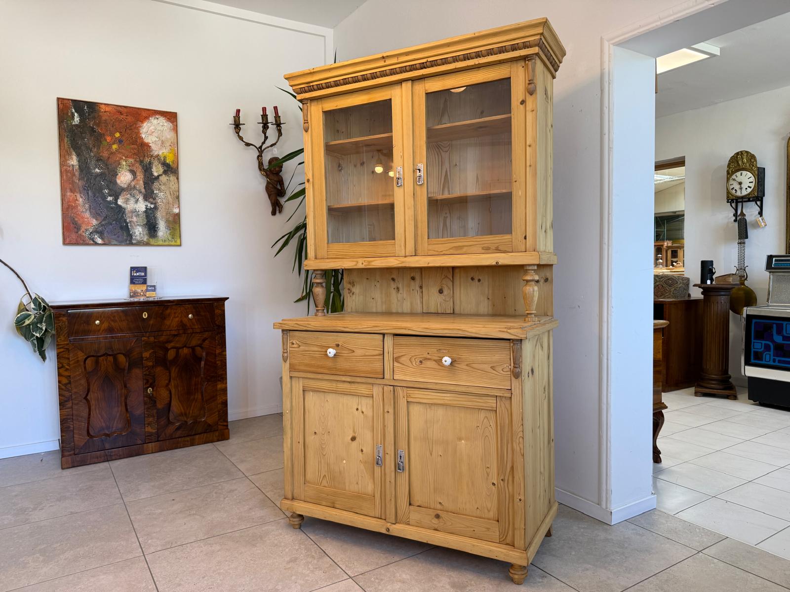 Jugendstil Küchenbuffet Küchenschrank Küchenkredenz Original D2407