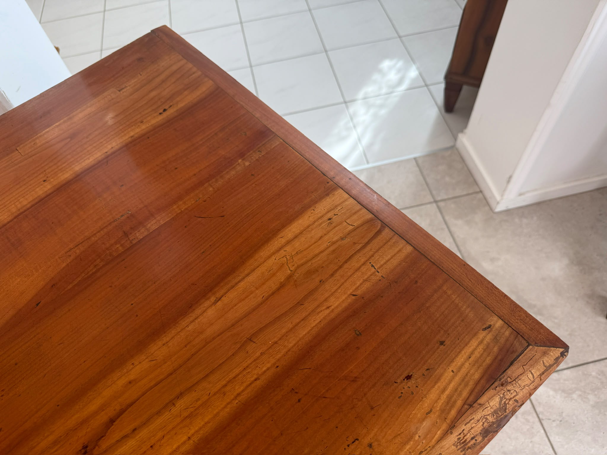 Alt Restaurierte Biedermeier Kommode Kirschholz Antiquität D2787