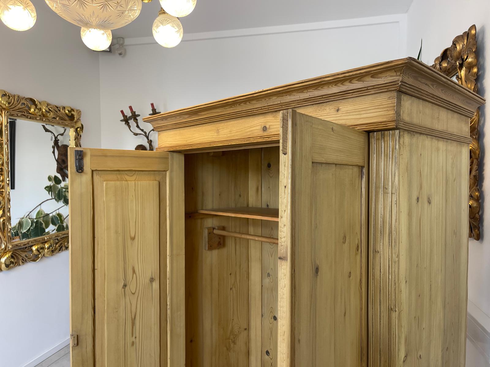 Sale Originaler Bauernschrank Naturholzschrank Jugendstilschrank G1088