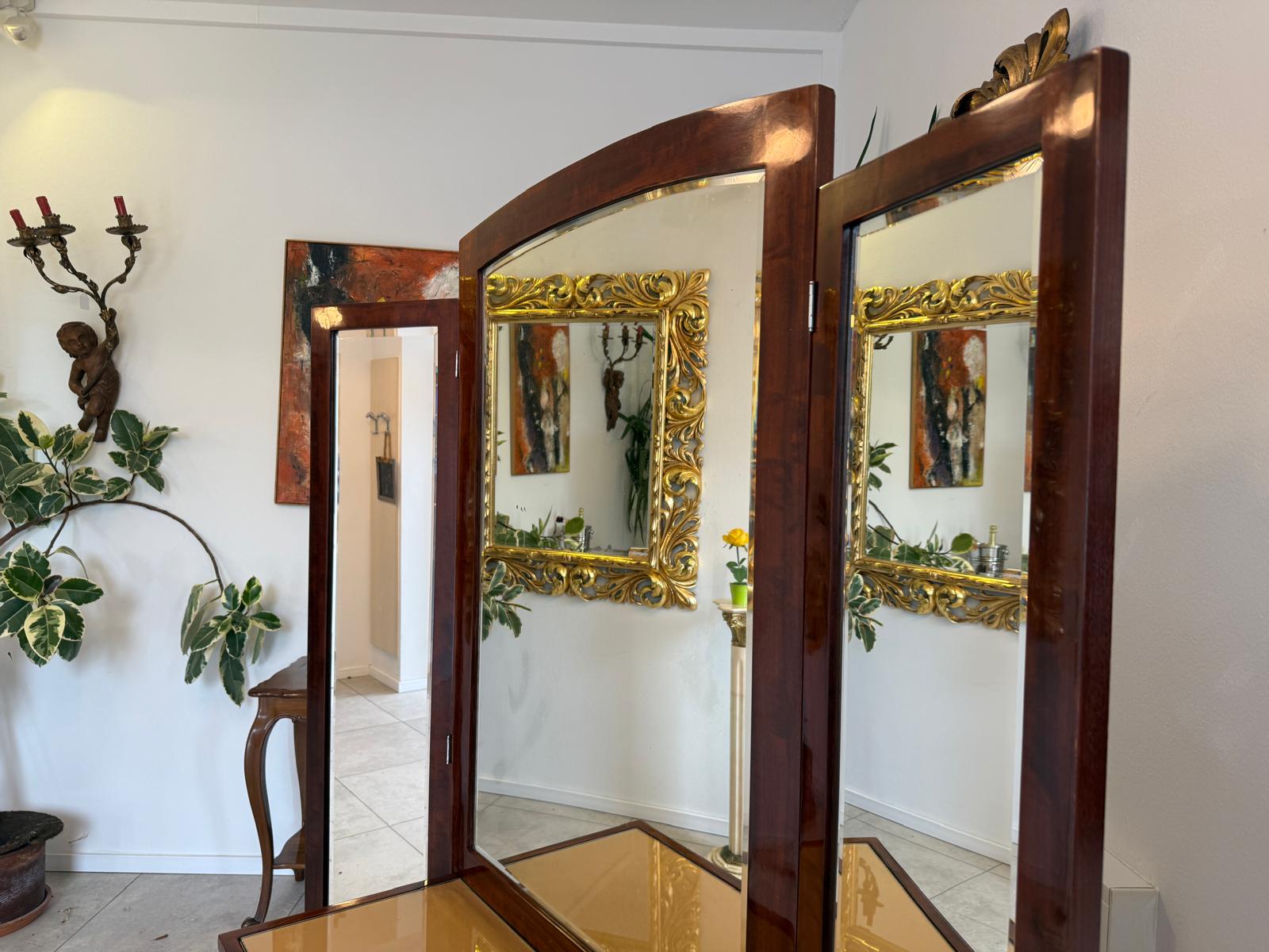 Sale Restaurierte Elegante Jugendstil Spielanrichte Psyche Antiquität G1812