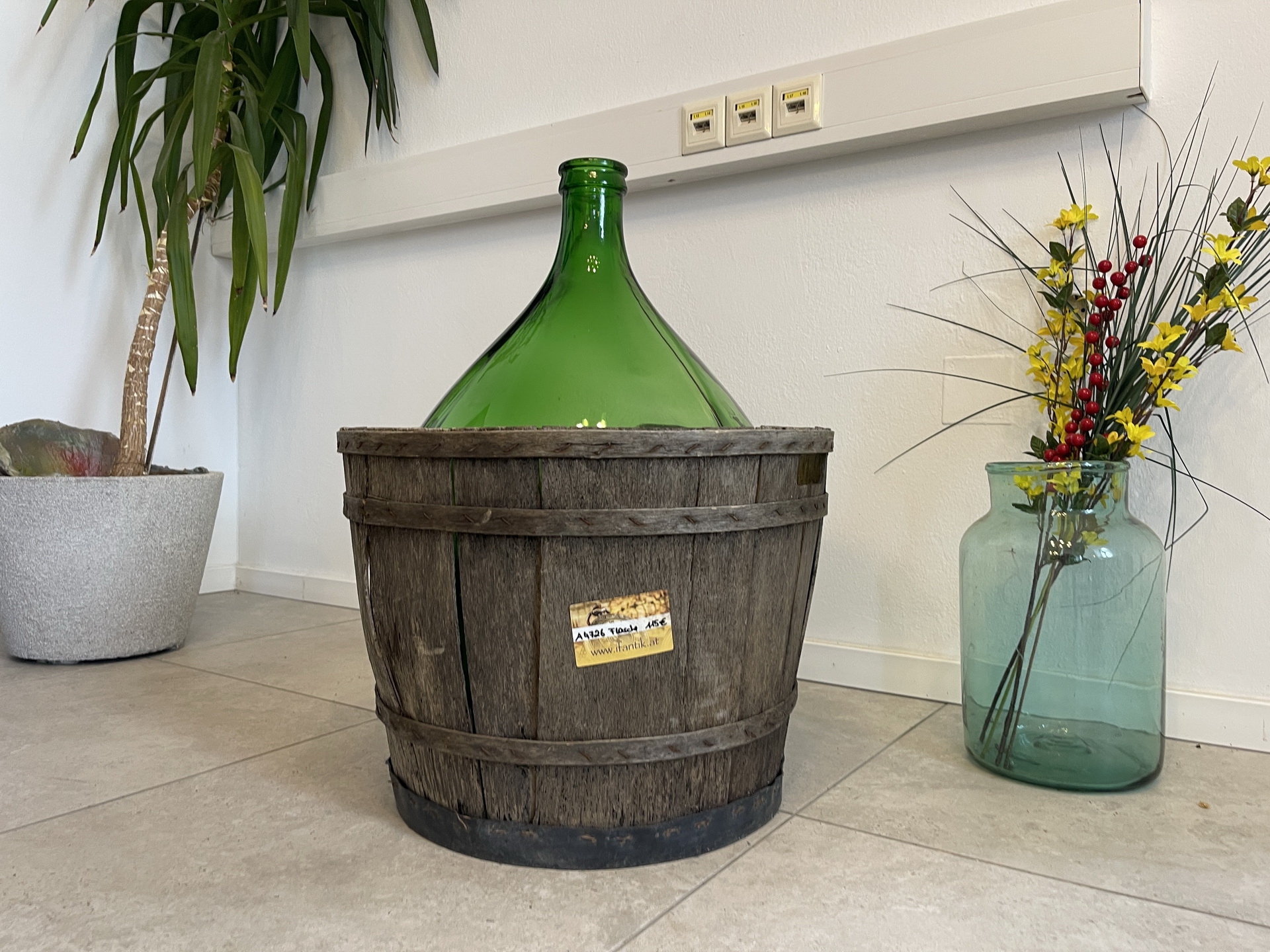 IMG_4392bP5GXiZkyru68 Alte Ballonflasche Weinballon, Gärballon, Ballonflasche A4726