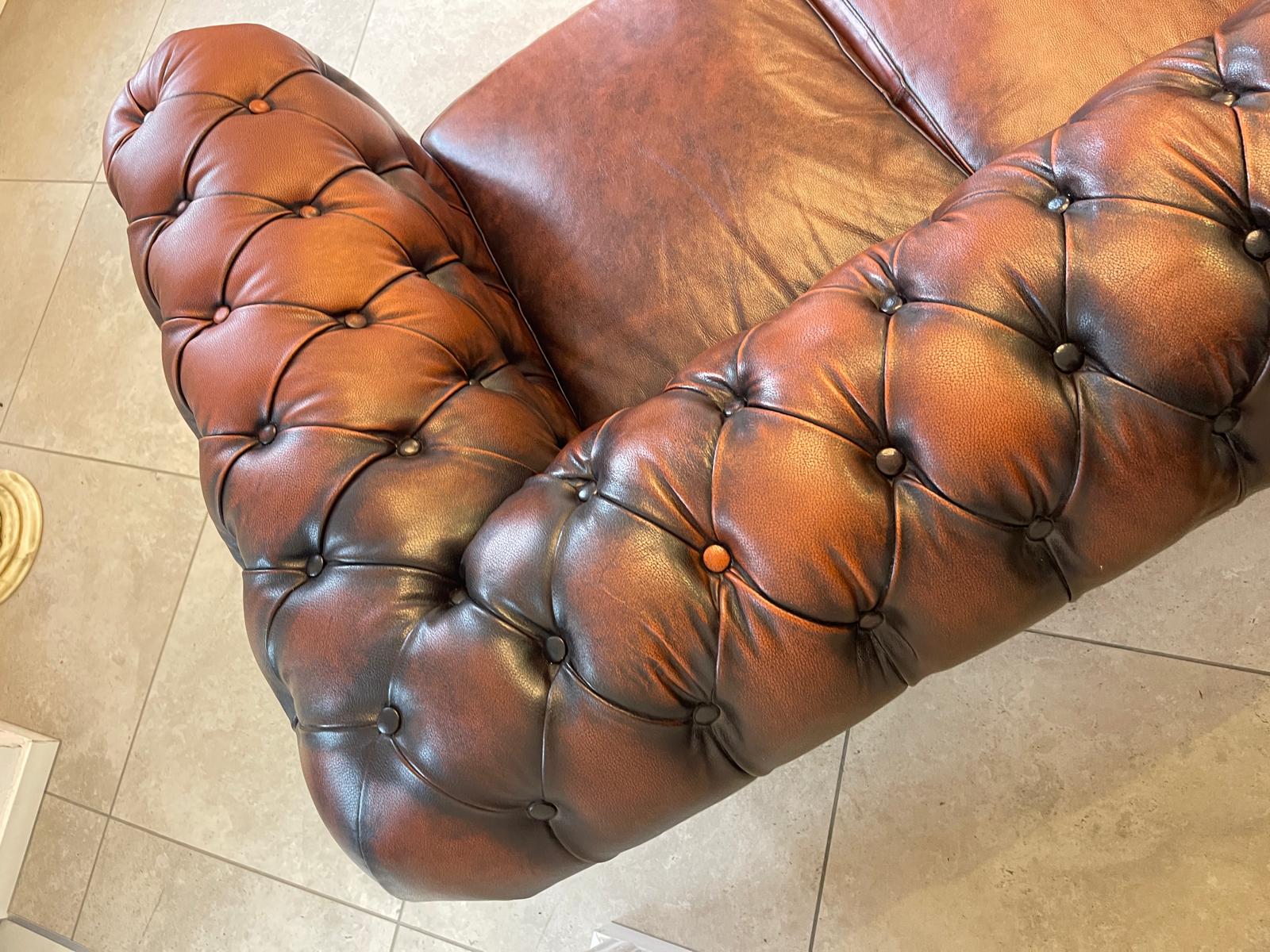 Exclusives Chesterfield Clubsofa Traum Neuwertig E1032-1