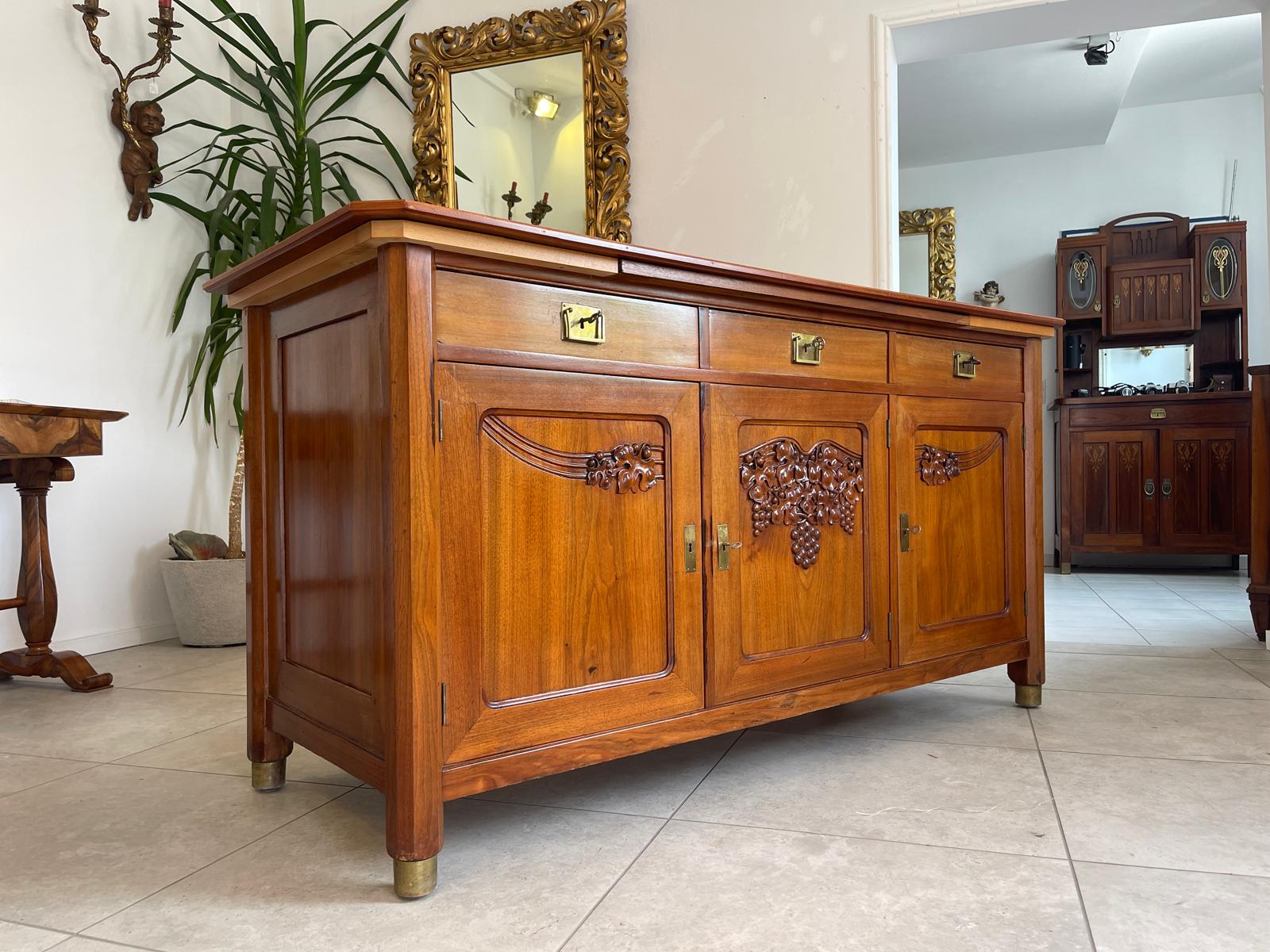 Originale Jugendstil Anrichte Sideboard Antik Sideboard Traum G1669