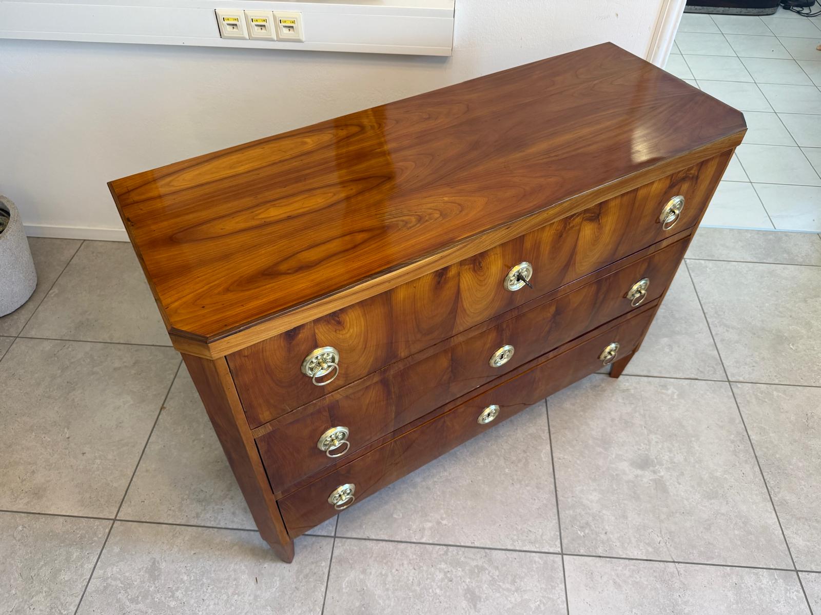 Restaurierte Biedermeier Kommode Kirschholz SALE D2765