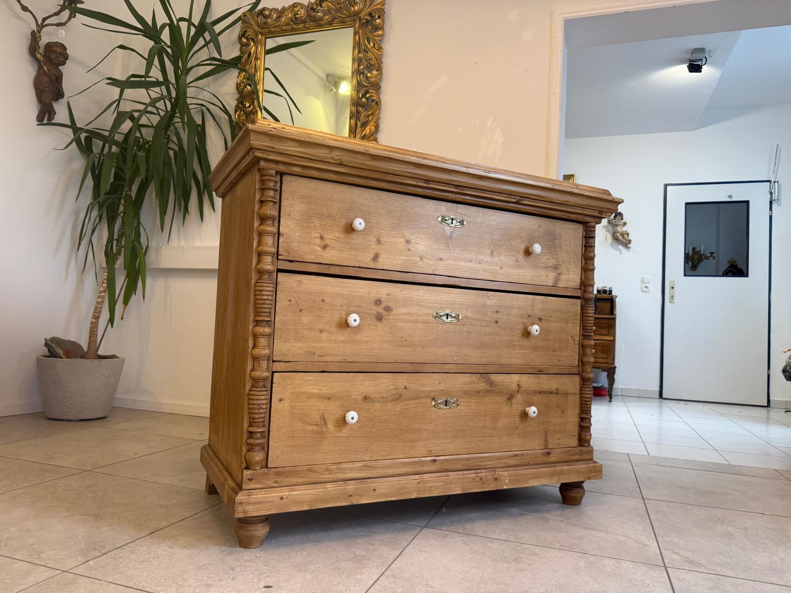 Originale Gründerzeit Kommode Restauriert Antik G2077