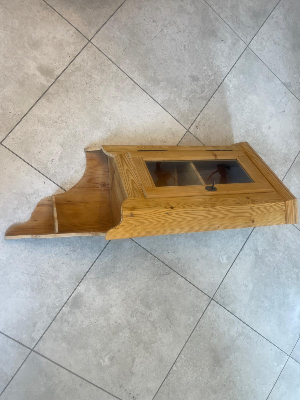 Bäuerliches Eckkasterl Bauernkasterl Eckregal Biedermeier Möbel G1597