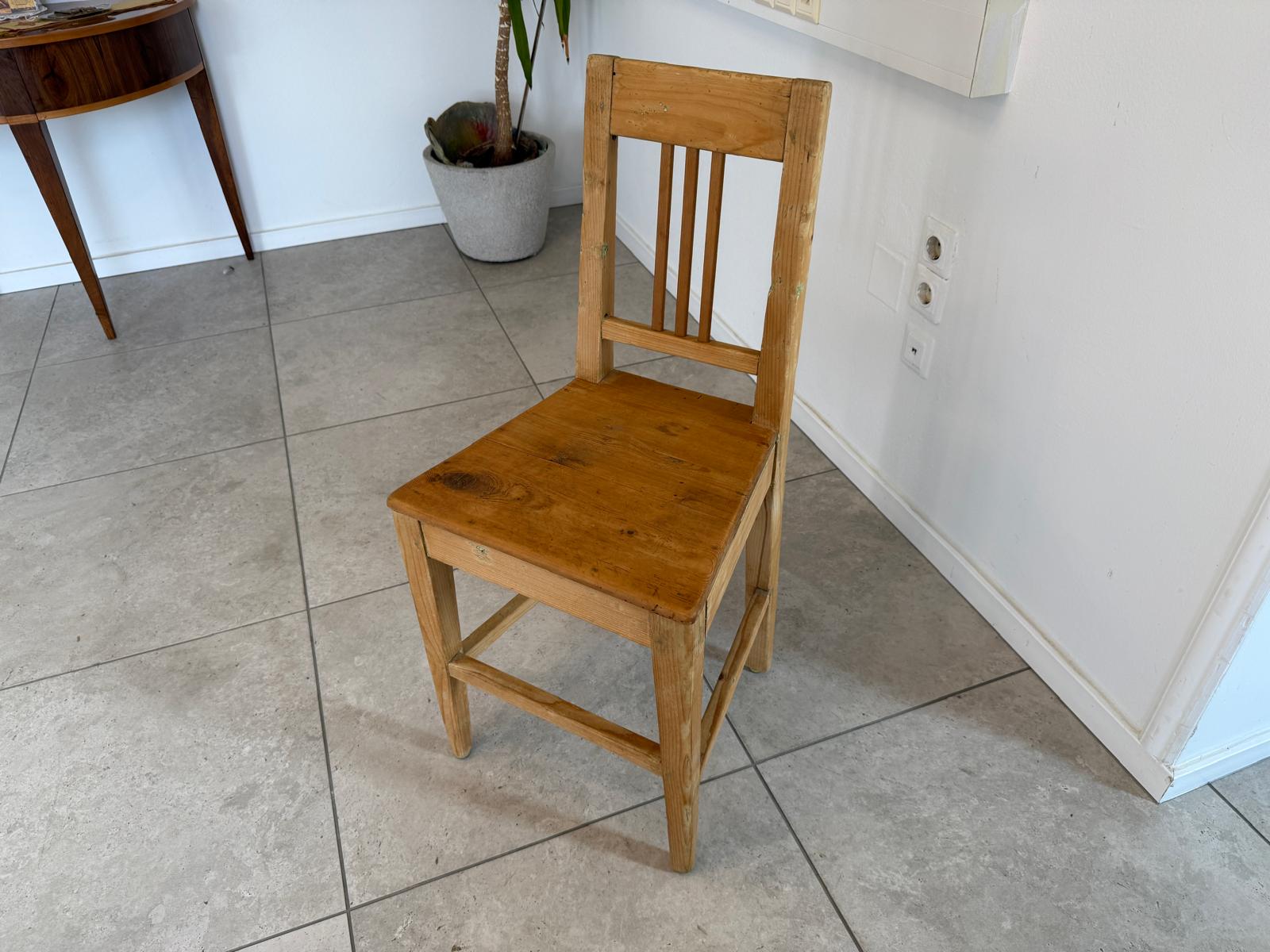 Alter Bauernsessel Sessel Stuhl Fichtenholz Naturholz = 1 Stück G2150