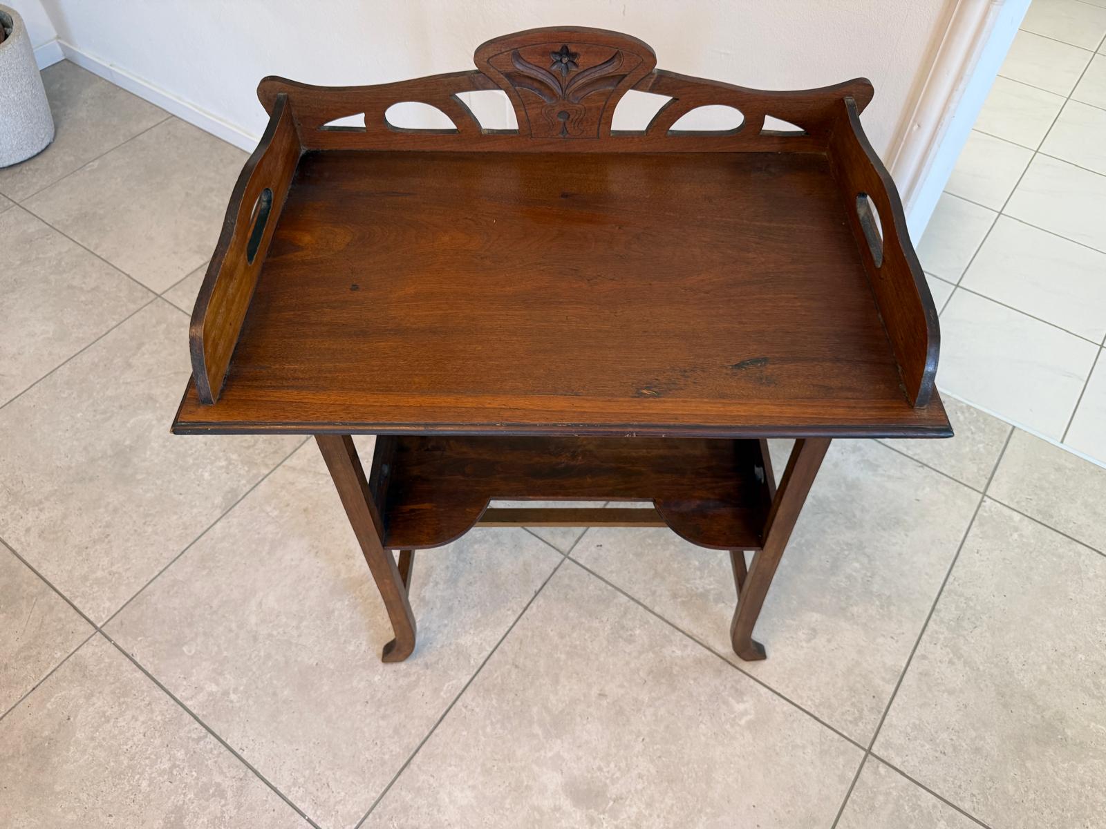 Originaler Jugendstil Tisch Serviertisch Traum G1972