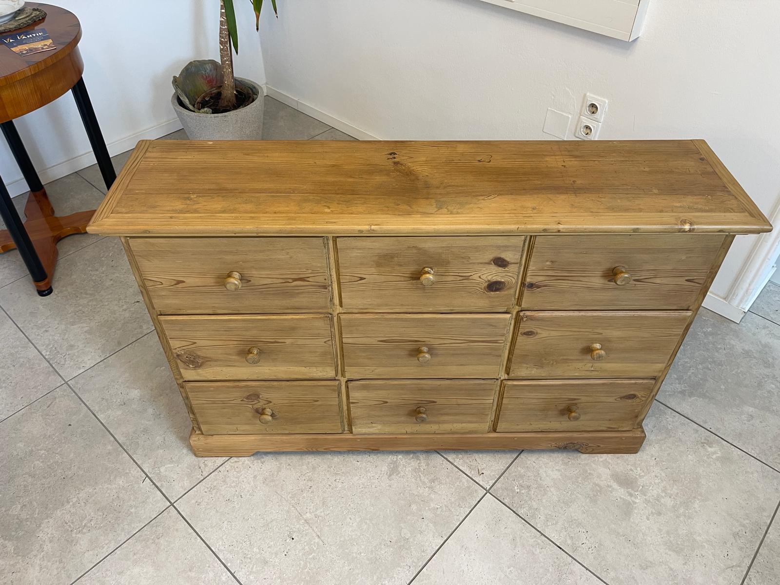 Bäuerliche Kommode 9 Ladenkommode Landhausmöbel Weichholzmöbel G1251