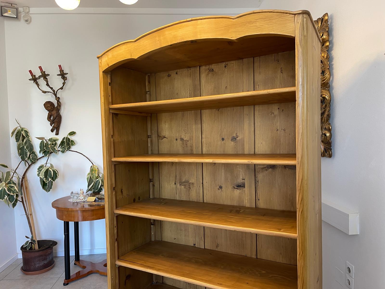 Antikes Bäuerliche Stellage Regal Bauernmöbel Bücherkasten Fichtenholz G1366