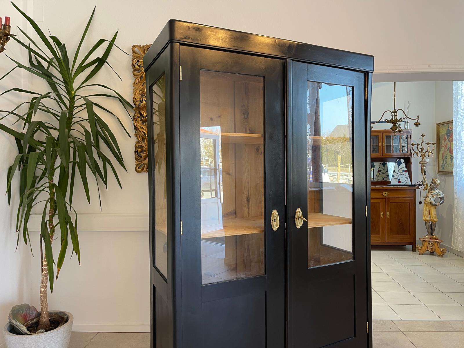 Sale Jugendstil Vitrine / Bücherschrank/ Antiquität Designermöbel G1183