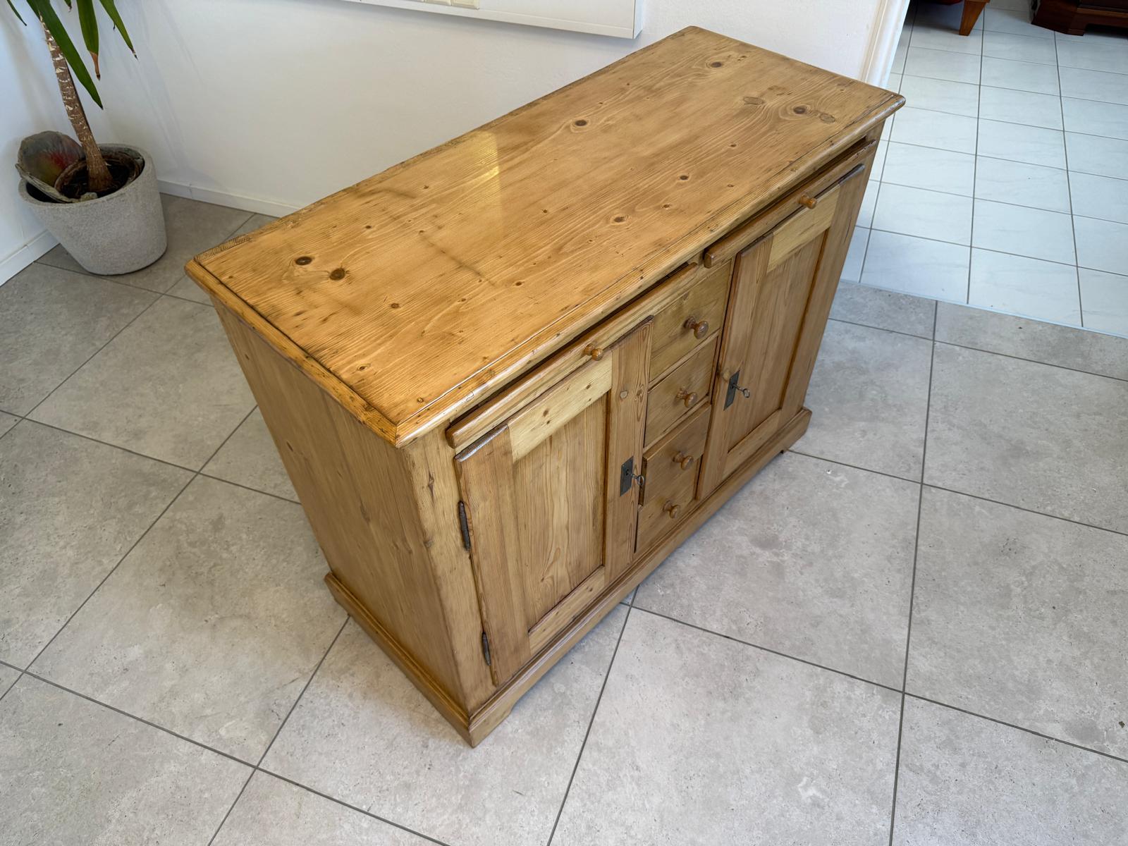 Restaurierte Biedermeier Anrichte Ladenkommode Antiquität G1789