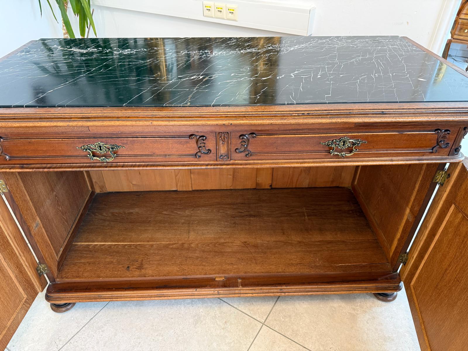 Originale Pfeiferlbarock Anrichte Barschrank Buffet Altarschrank D1009