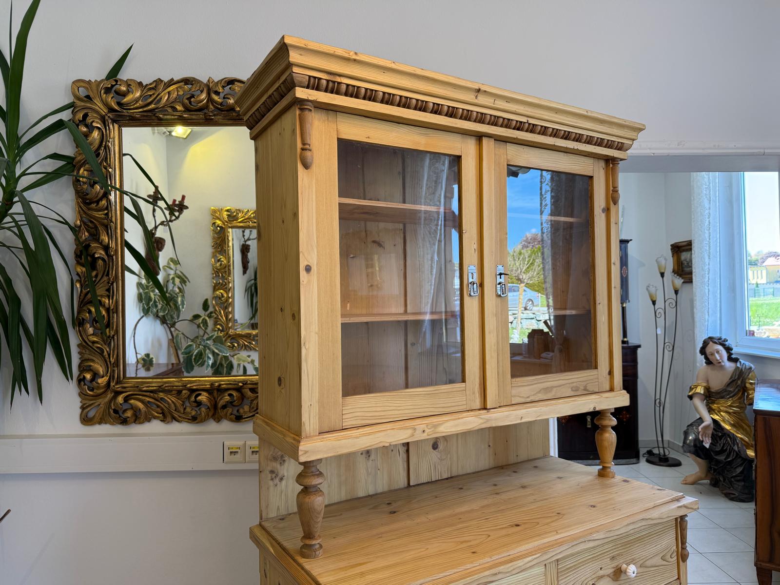 Jugendstil Küchenbuffet Küchenschrank Küchenkredenz Original D2407