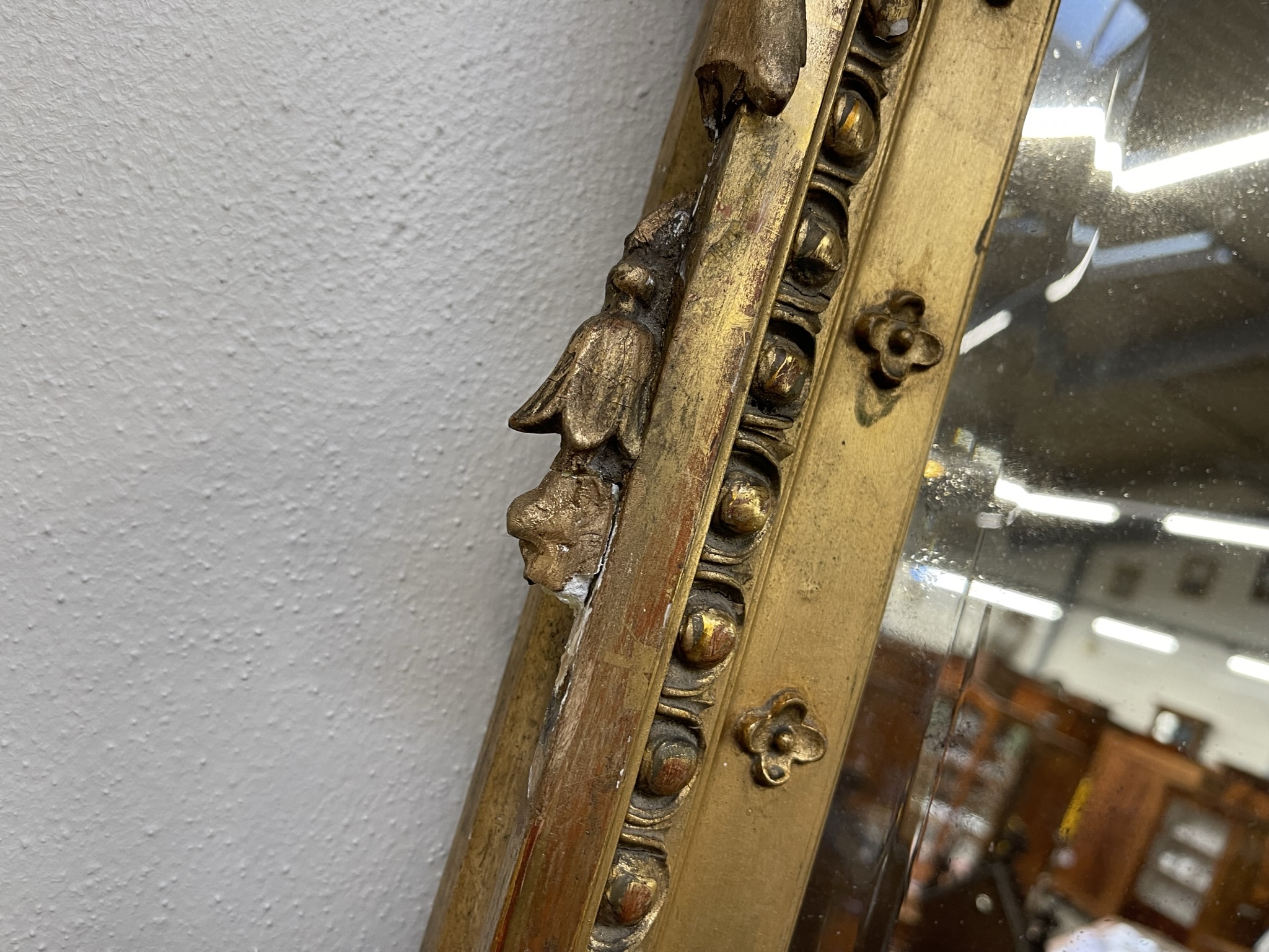 IMG_0989 Florentiner Rahmen Spiegel vergoldet Original i1288