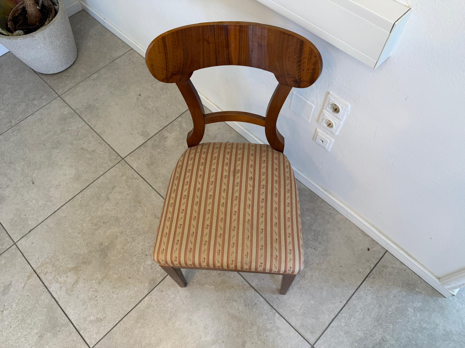 Originaler Biedermeier Sessel Antik Nussholz Antiquität D2408