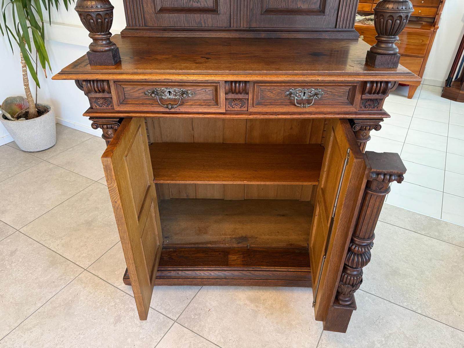 Sale Säulenanrichte Gründerzeit Anrichte Säulenschrank Antiquität G2015