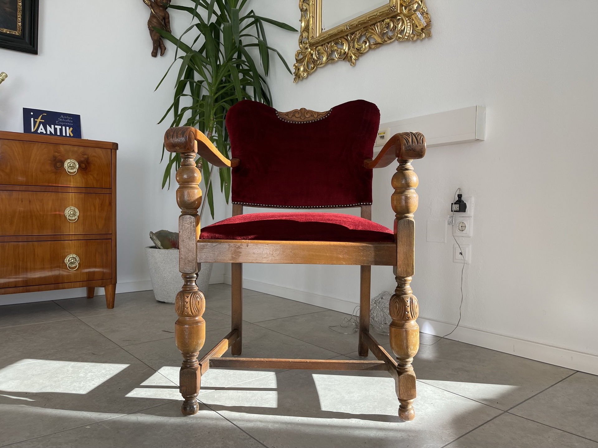Barock-Biedermeier_49ccZ7x5d4qrc2t originaler Art Deco Fauteuil Armlehnstuhl B1235