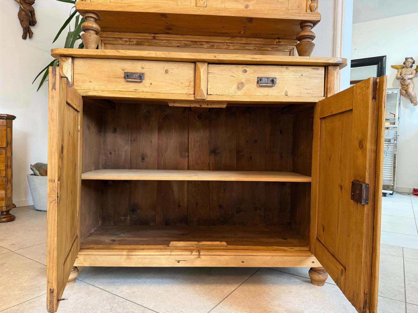 Gründerzeit Küchenkredenz Bauernschrank Bauernkredenz D2633