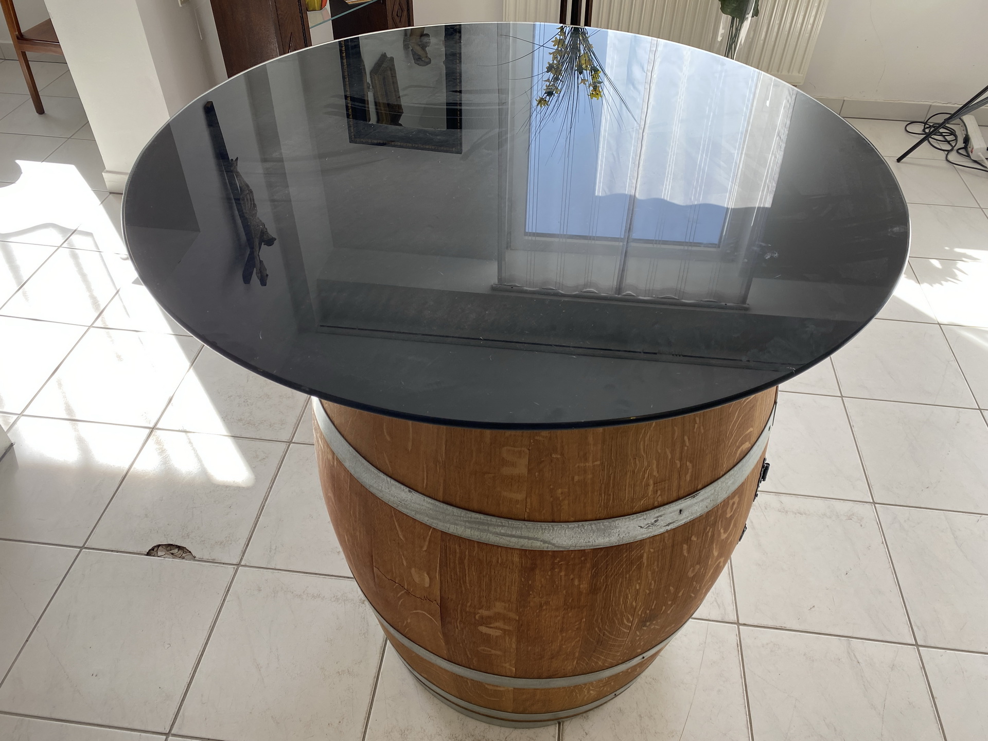 Bauernmabeo-Altwaren-Antikes_78 Weinfass Bar - Umgebautes Eichenfass als stilvolle Hausbar A2611