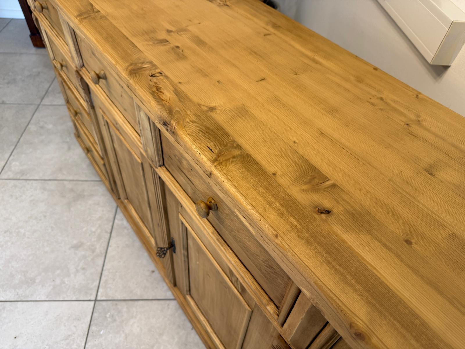 Antike 8 Ladenkommode Ladenschrank Apothekerschrank Altholzkommode D1137