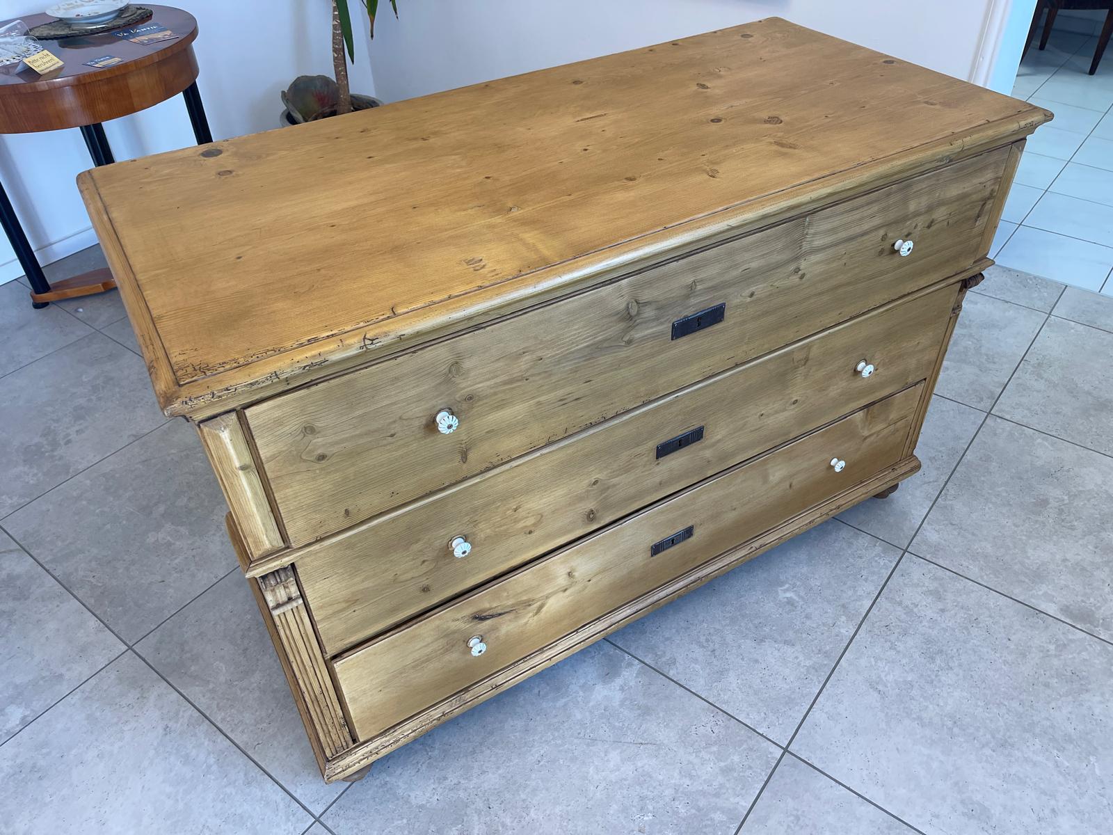 Restaurierte Biedermeier Kommode Ladenkommode Bauernmöbel G1276